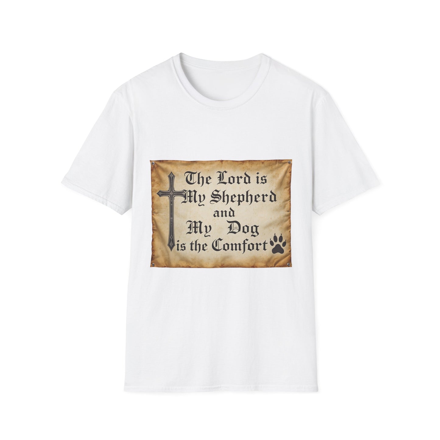 The Lord Is My Shepherd And My Dog Is Them Comfort T-Shirt
