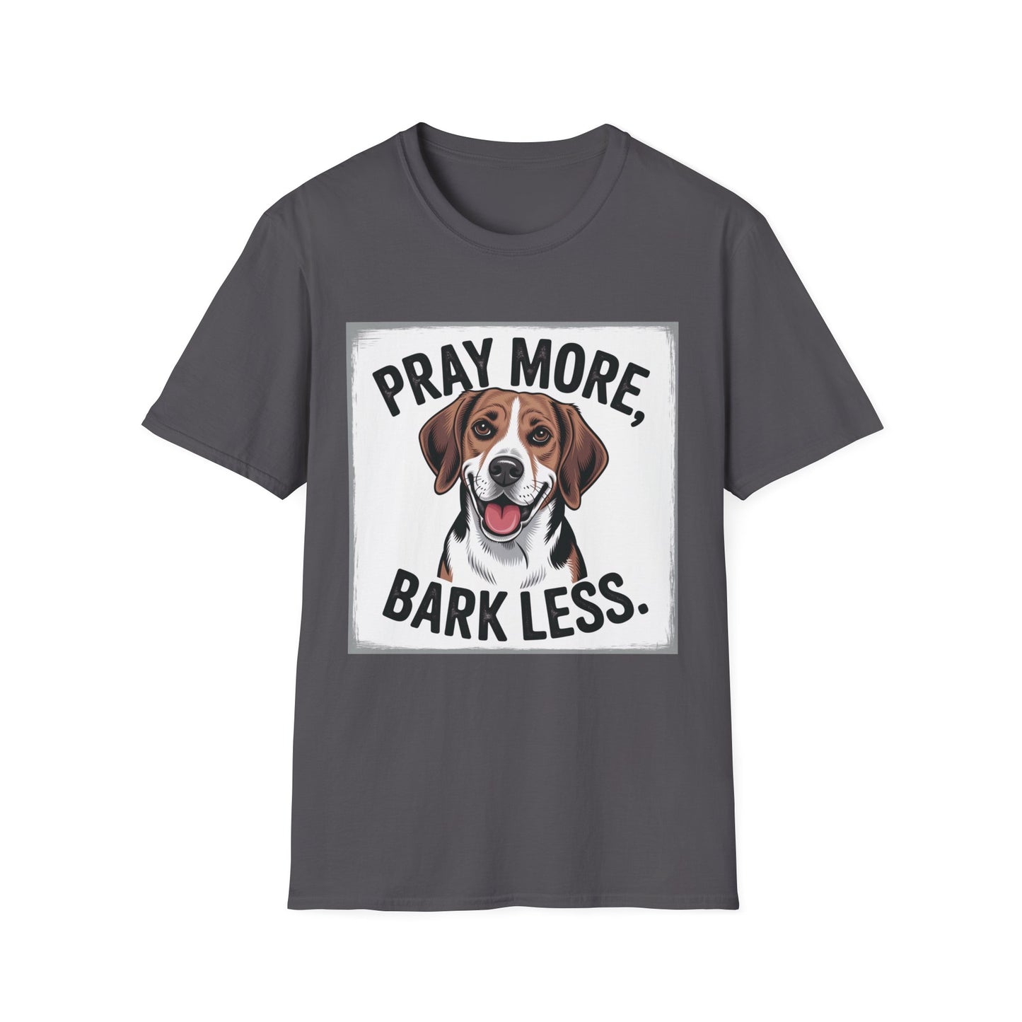 Beagle Pray More Bark Less β Hand-Drawn Vintage T-Shirt