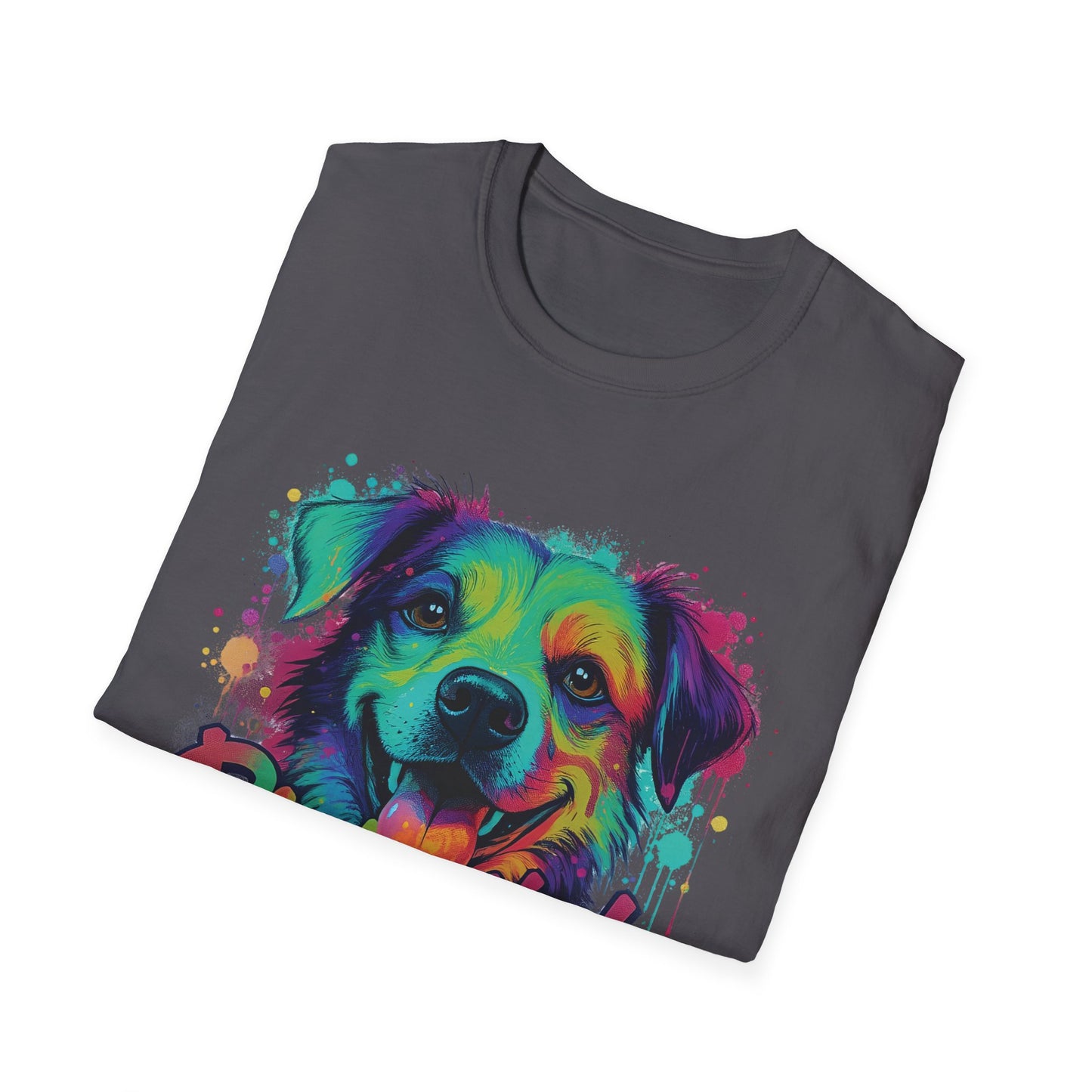 Paw-sitively Blessed Paint Dog T-Shirt