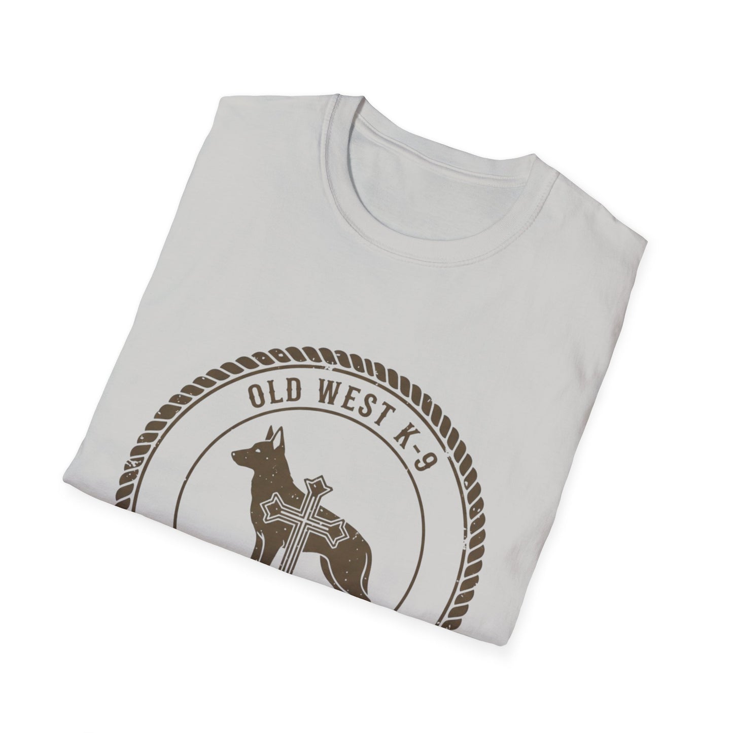 Western German Shepherd Cross β Rustic Vintage Dog T-Shirt