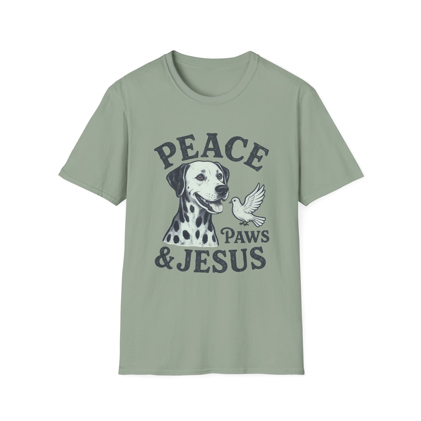 Peace Paws And Jesus T-Shirt