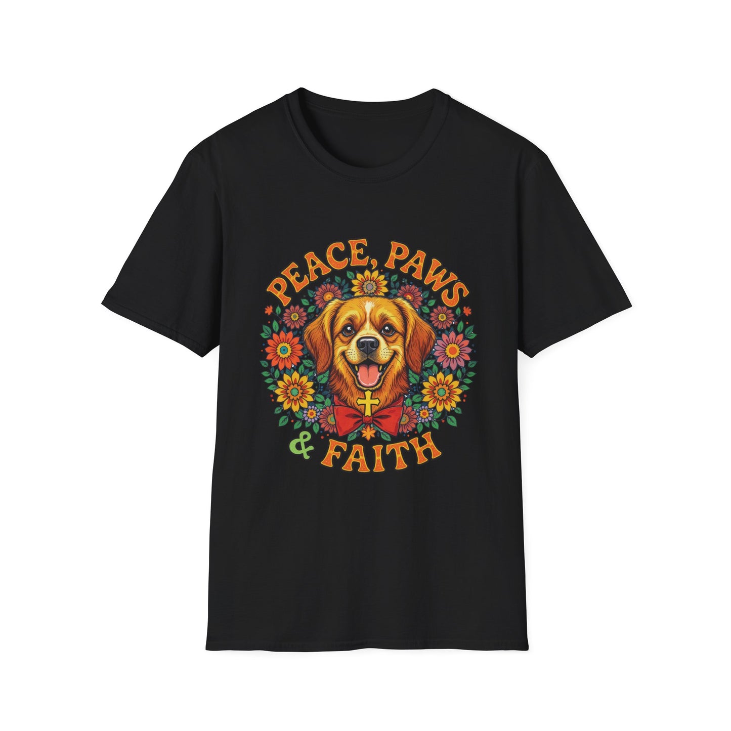 Peace Paws & Faith Hippie T-Shirt