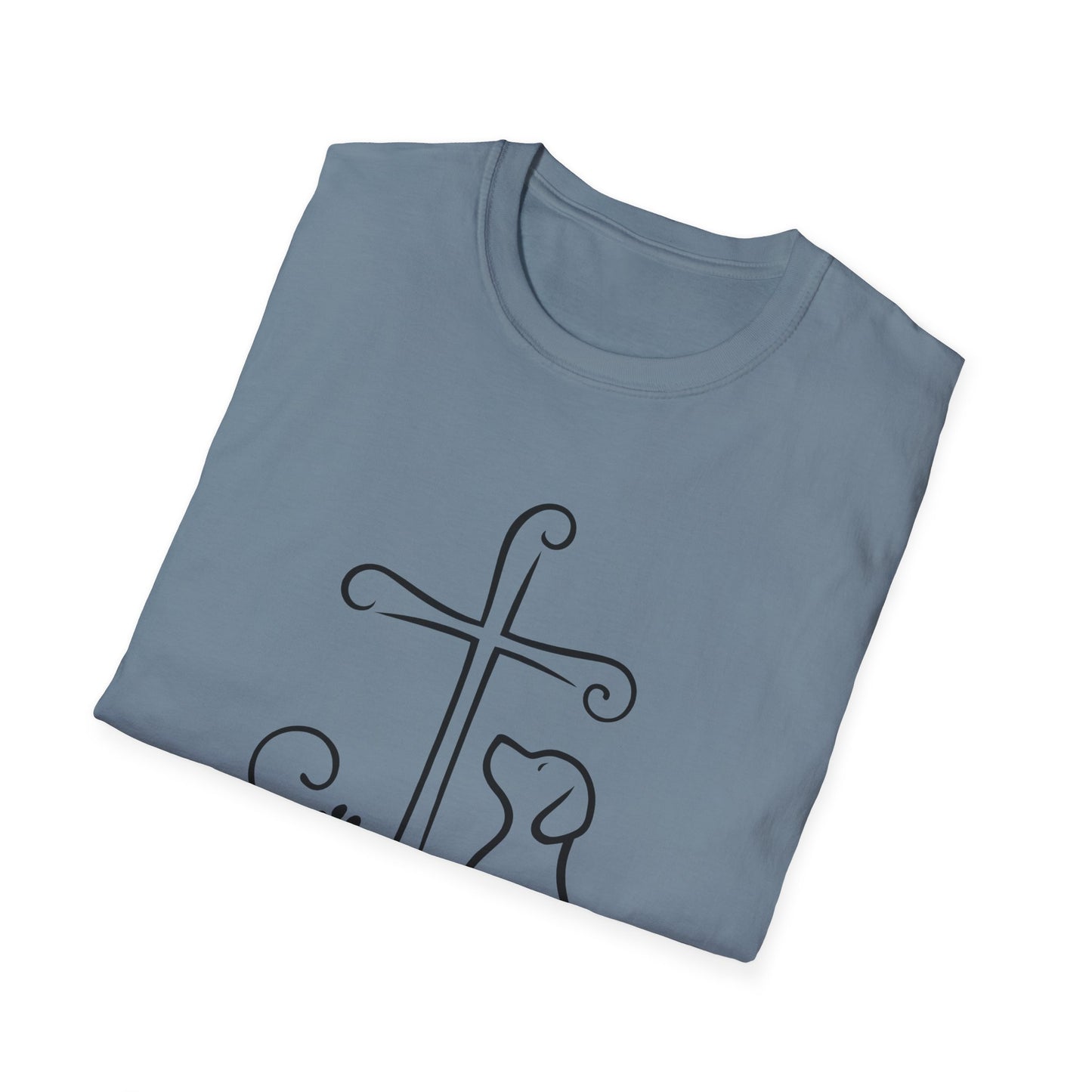 Faithful Dog Silhouette T-Shirt