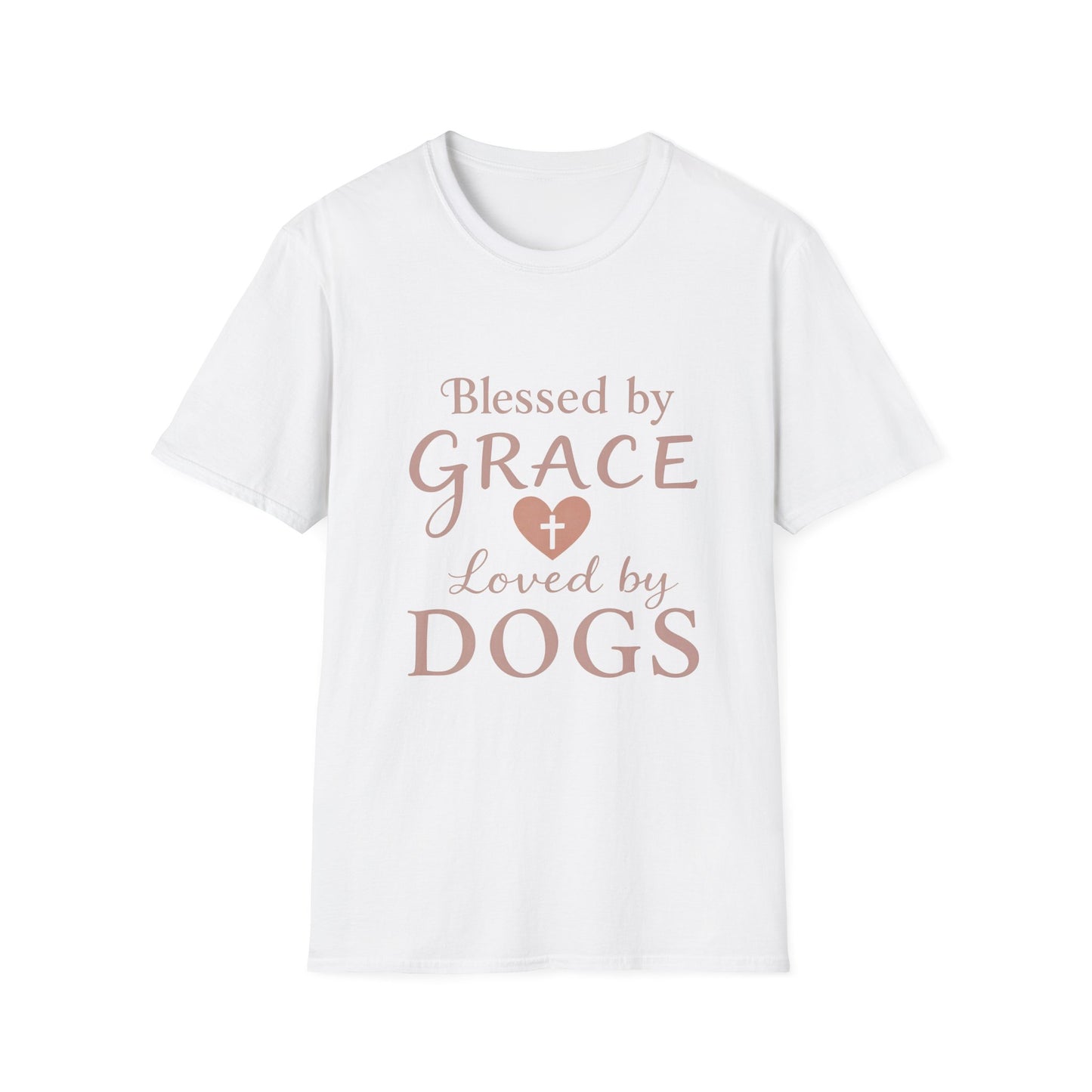Blessed By Grace Loved By Dogs T-Shirt