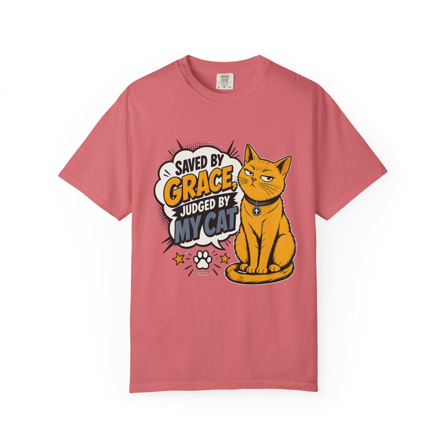 Saved By Grace Judged By My Cat T-Shirt
