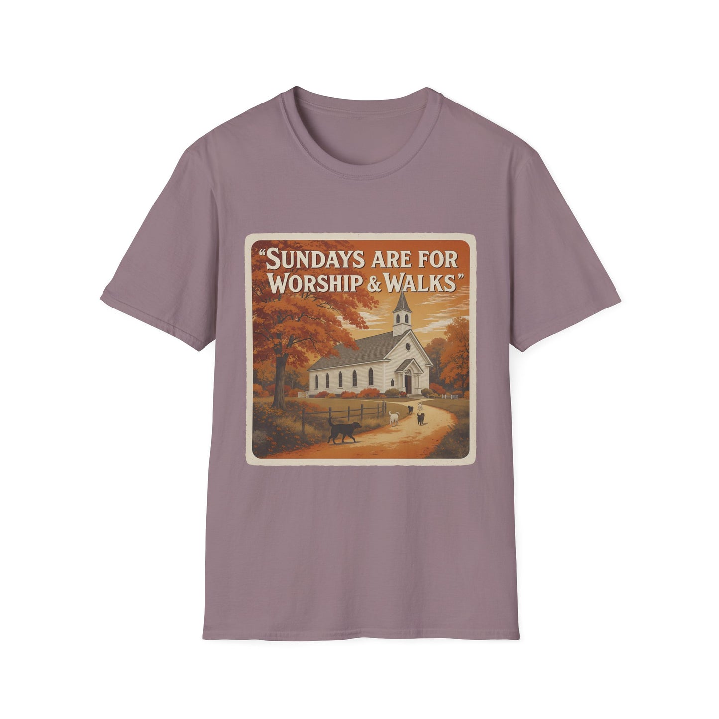 Sunday's Are For Worship and Walks T-Shirt