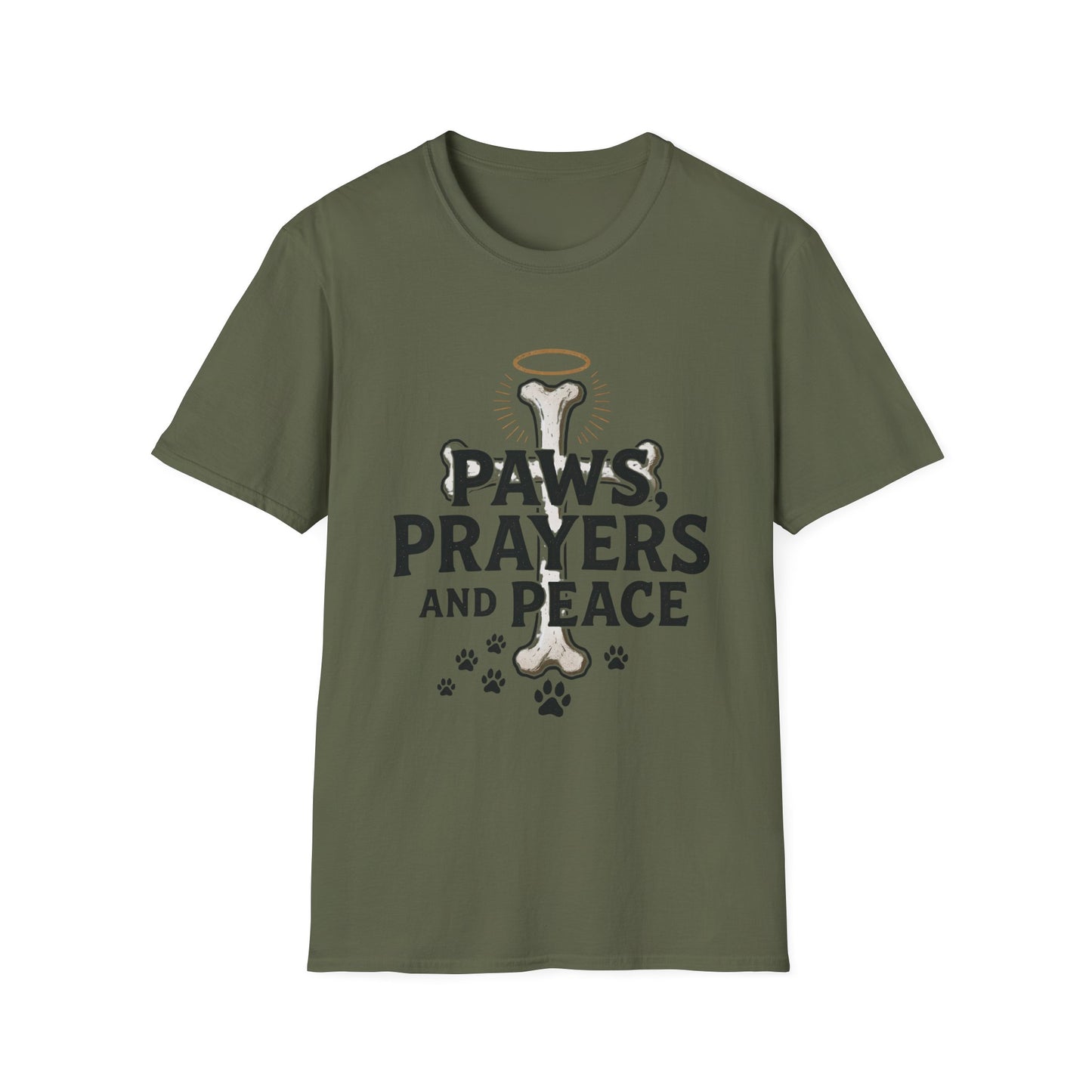 Paws Prayers And Peace T-Shirt