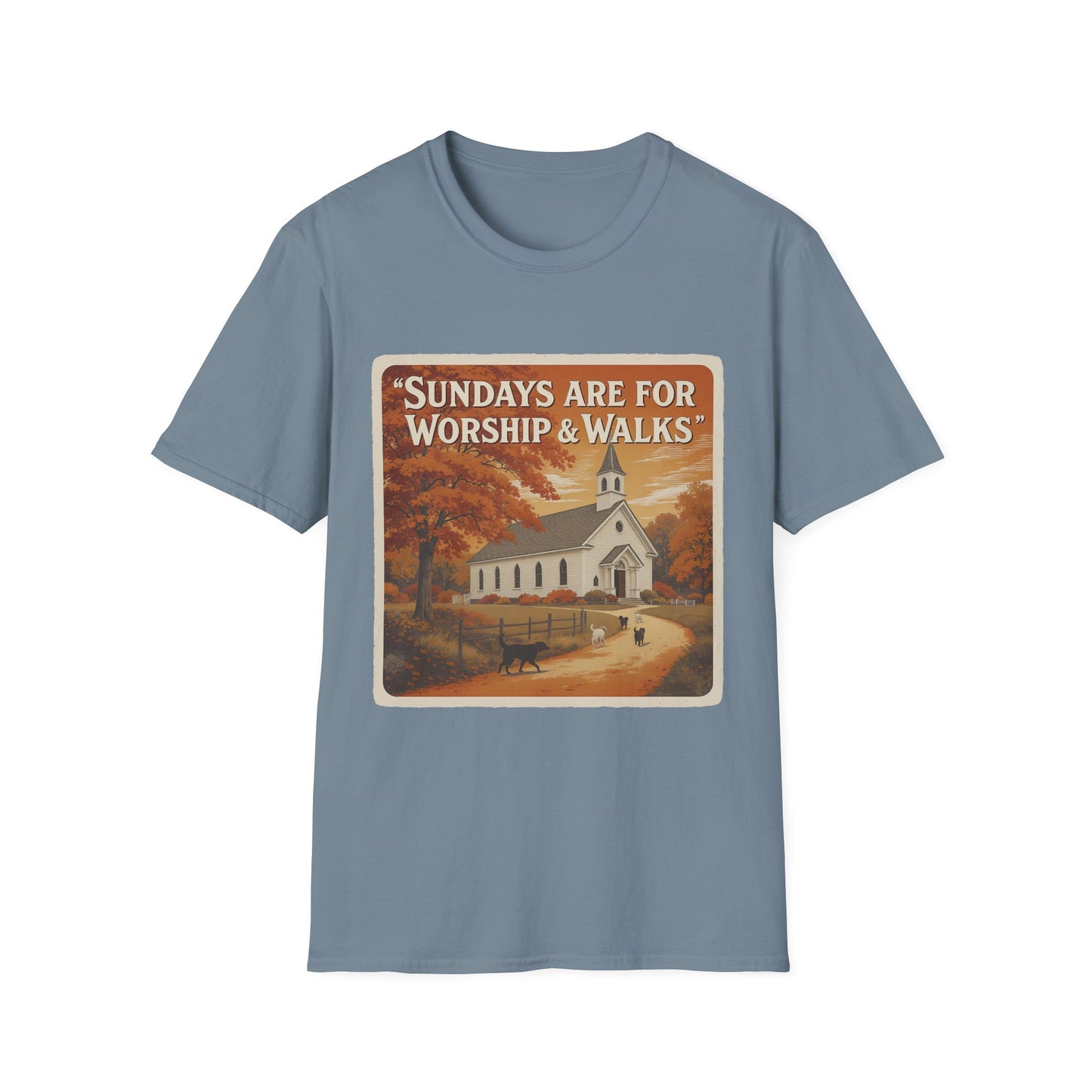 Sunday's Are For Worship and Walks T-Shirt