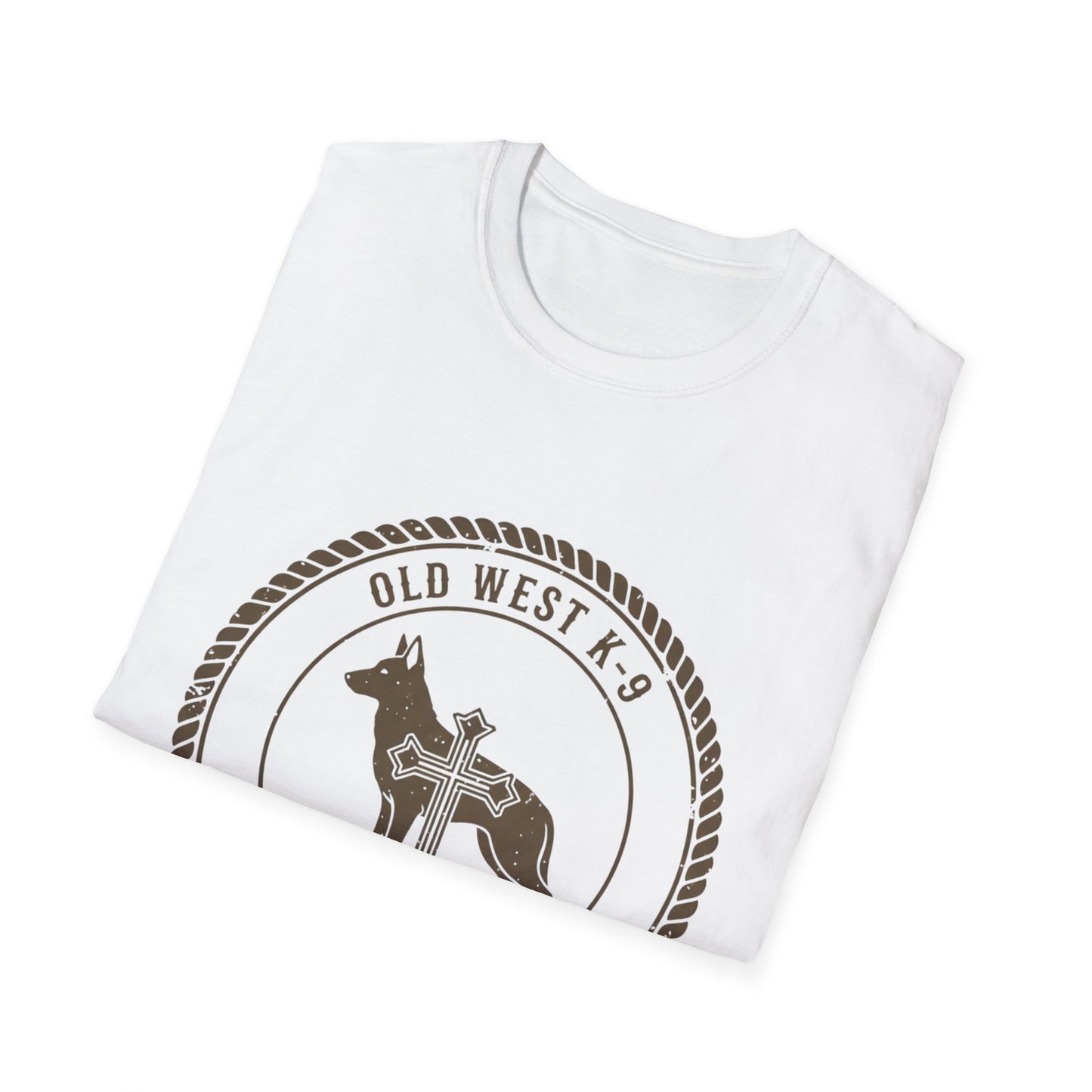 Western German Shepherd Cross β Rustic Vintage Dog T-Shirt