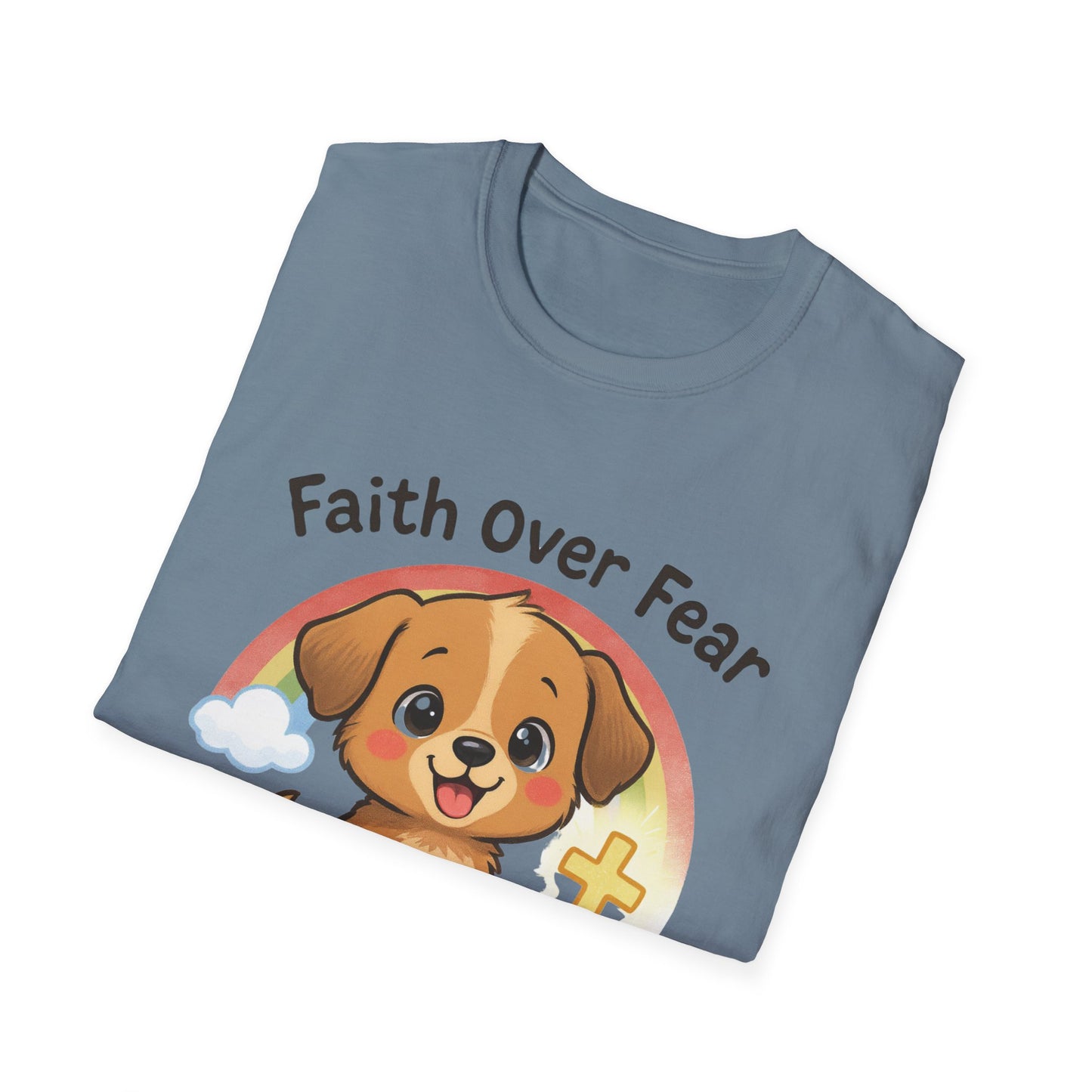 Faith Over Fear Puppy T-Shirt