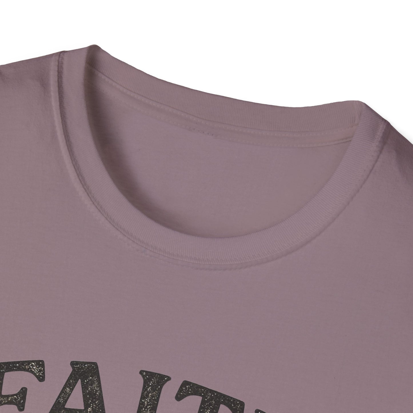 Faith Leaves Prints Retro Paw T-Shirt