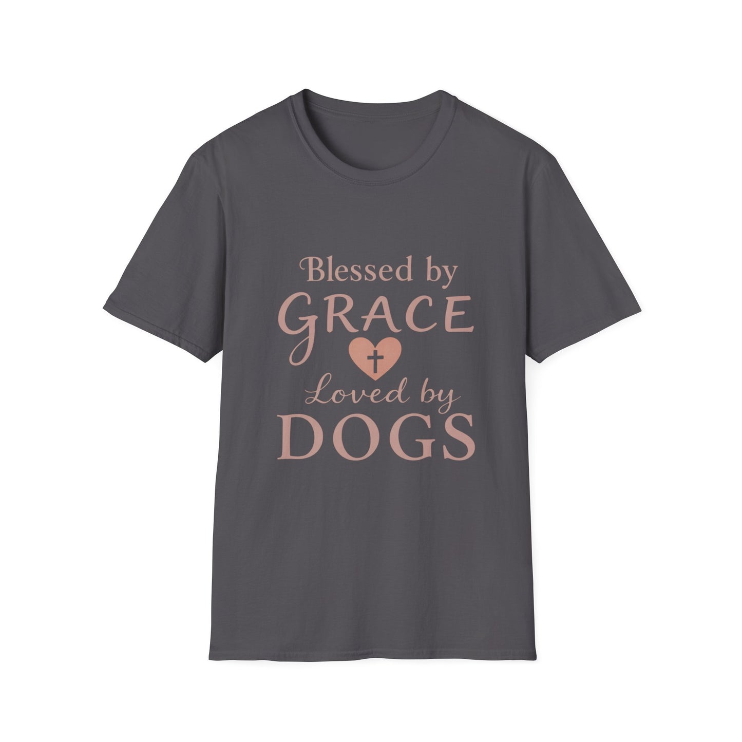 Blessed By Grace Loved By Dogs T-Shirt