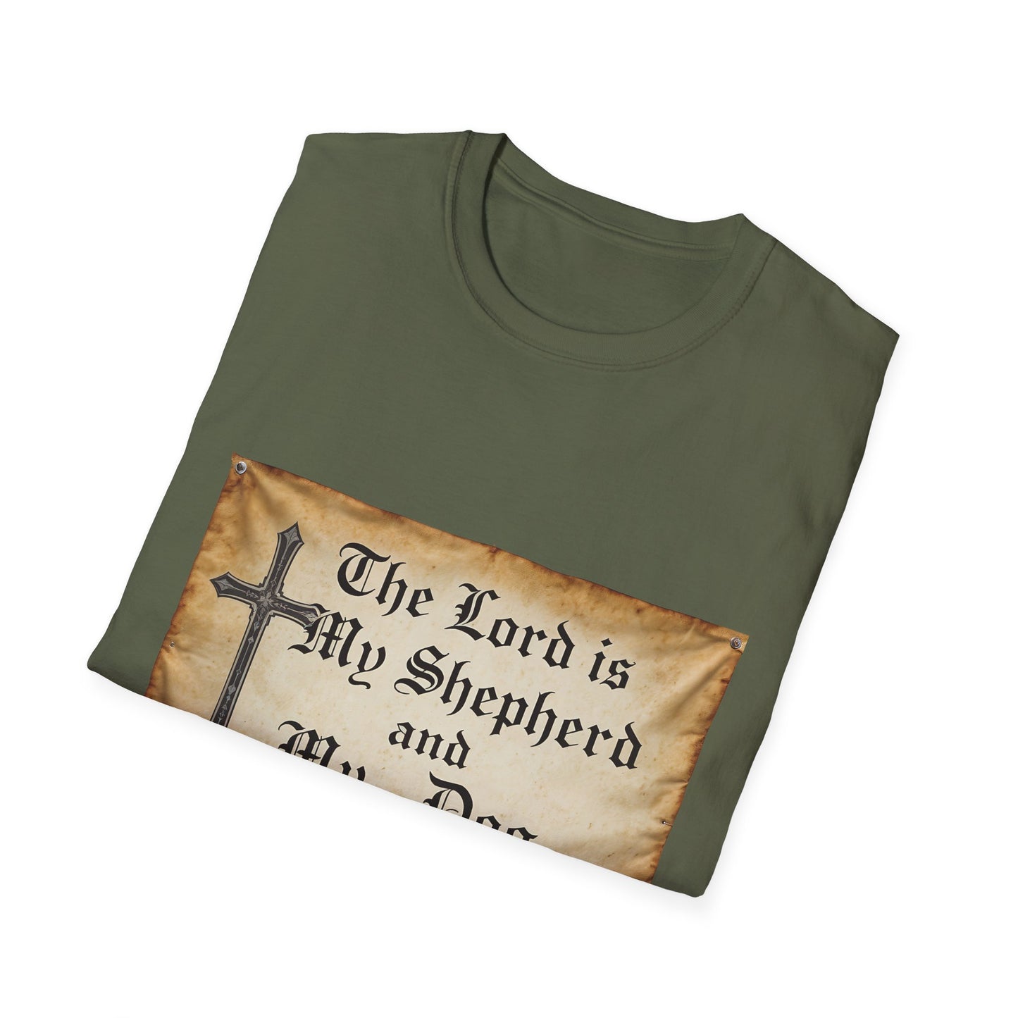The Lord Is My Shepherd And My Dog Is Them Comfort T-Shirt