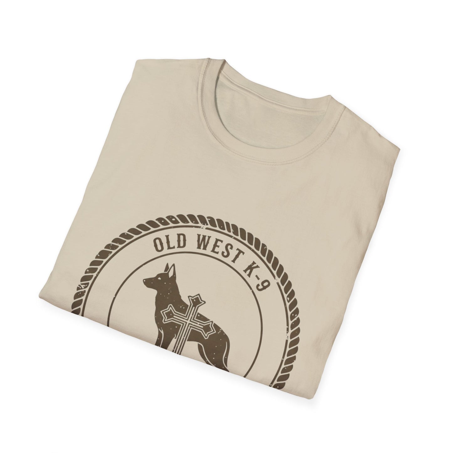Western German Shepherd Cross β Rustic Vintage Dog T-Shirt