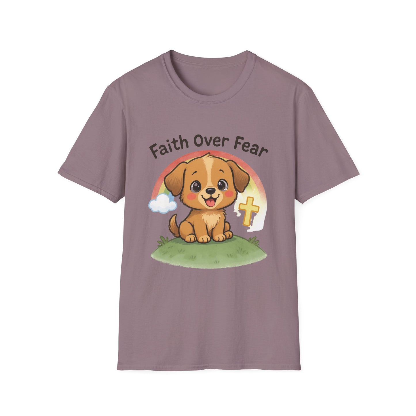Faith Over Fear Puppy T-Shirt