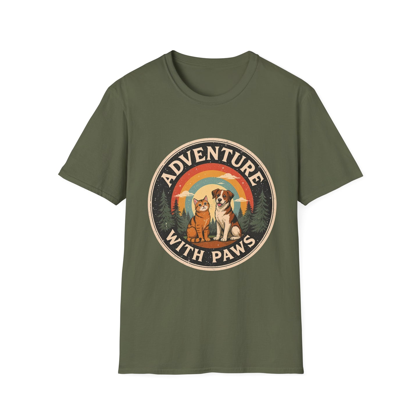 Adventure With Paws T-Shirt