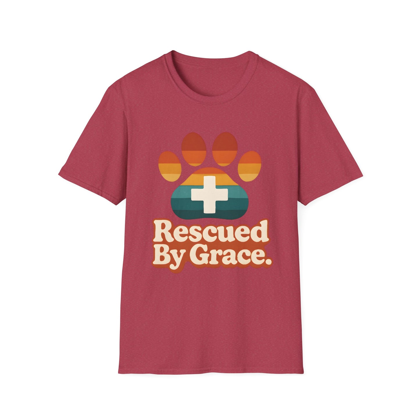 Rescued By Grace Retro T-Shirt