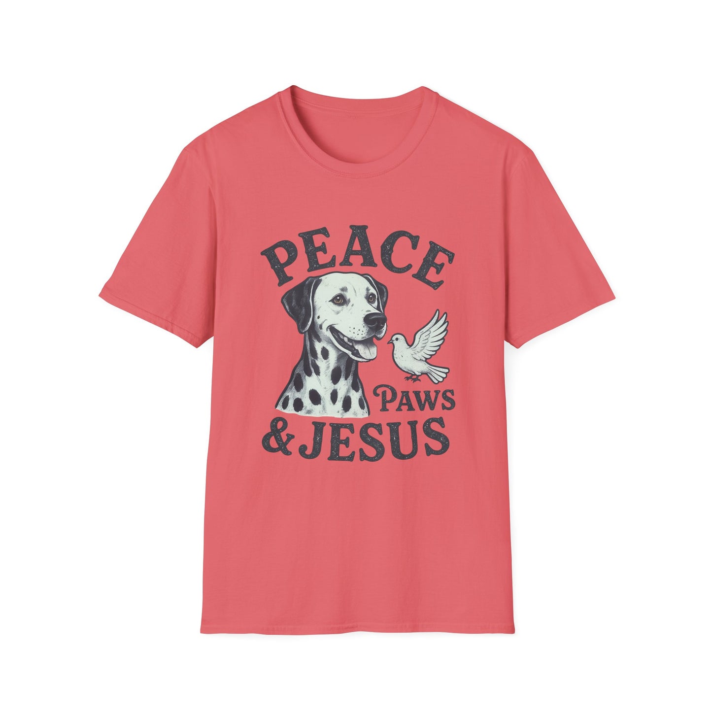Peace Paws And Jesus T-Shirt