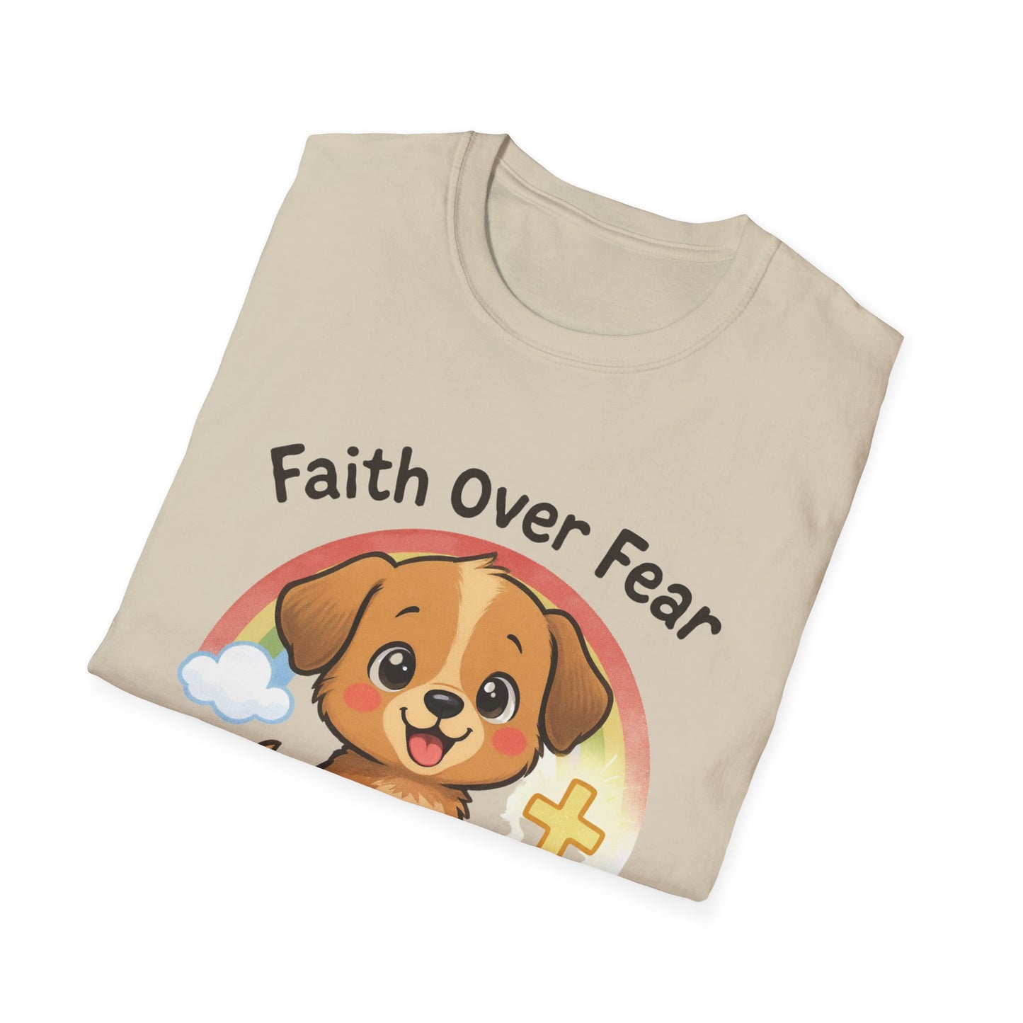 Faith Over Fear Puppy T-Shirt