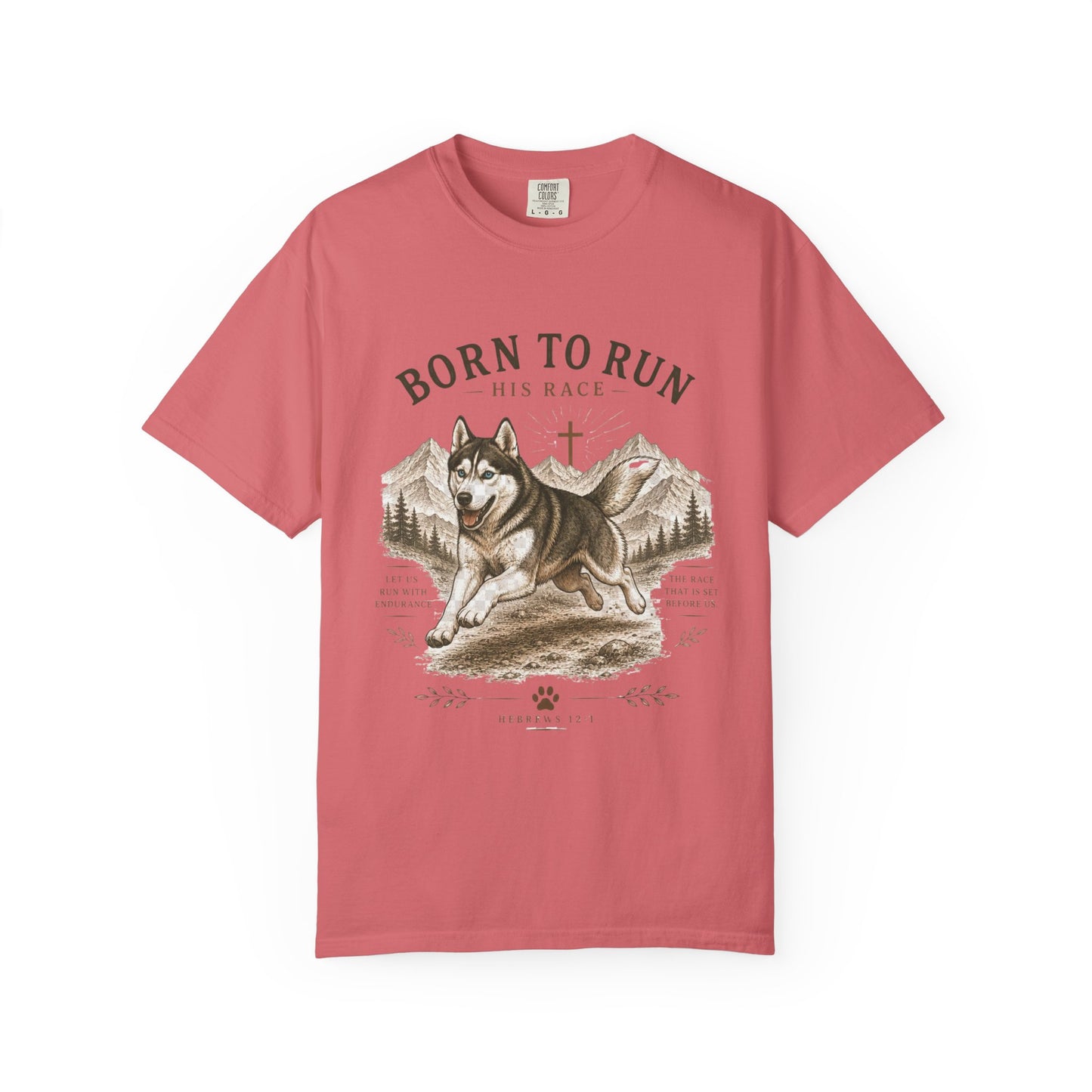 Husky — Born to Run His Race T-Shirt