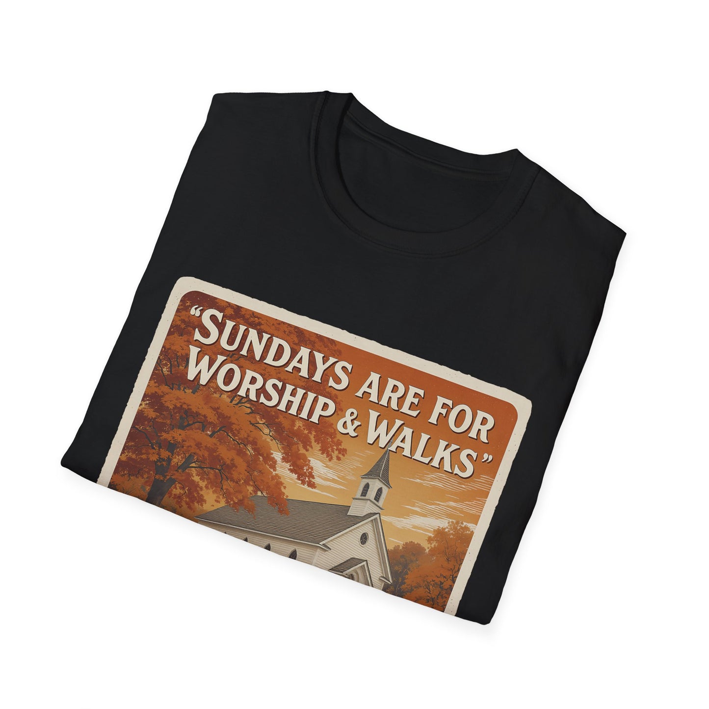 Sunday's Are For Worship and Walks T-Shirt