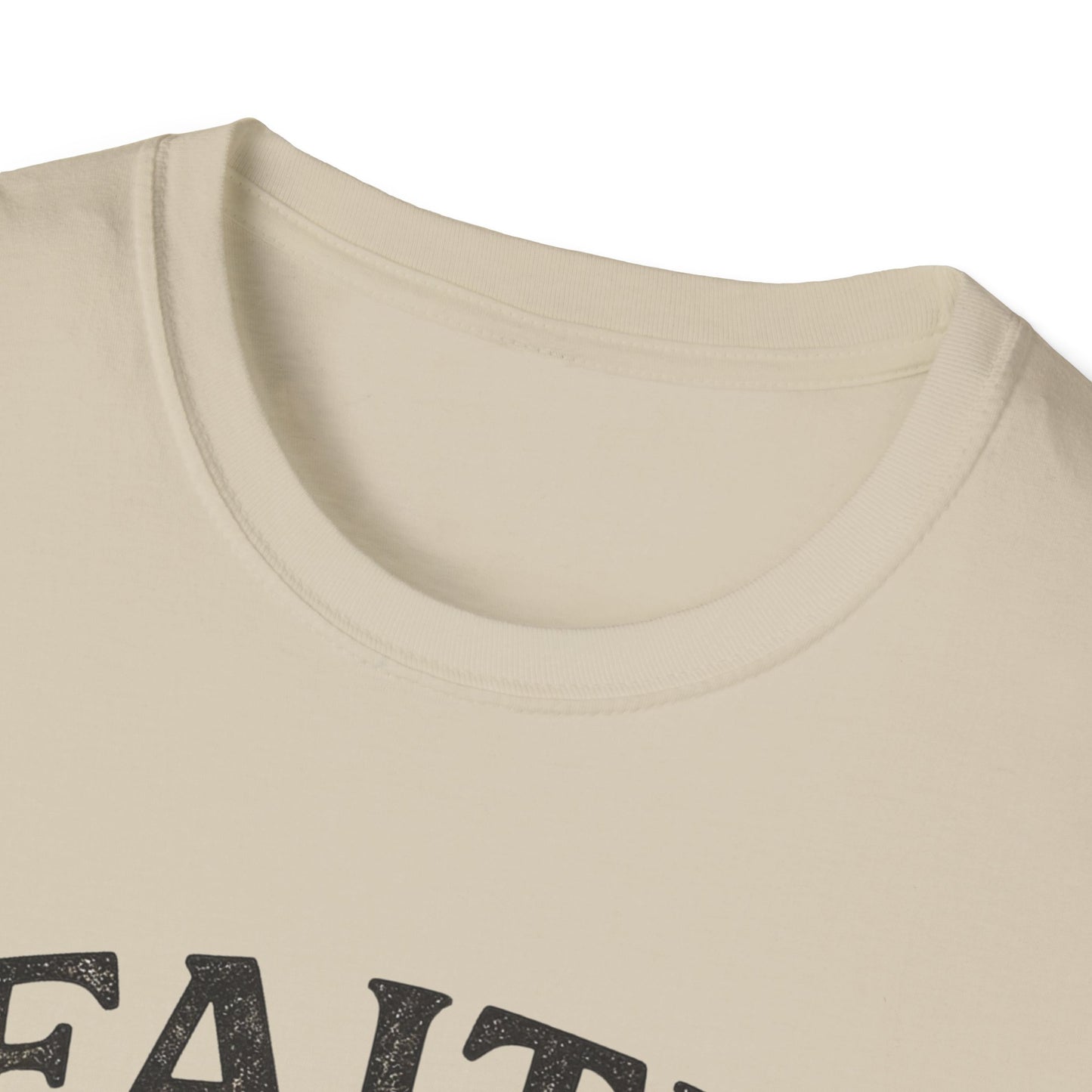 Faith Leaves Prints Retro Paw T-Shirt