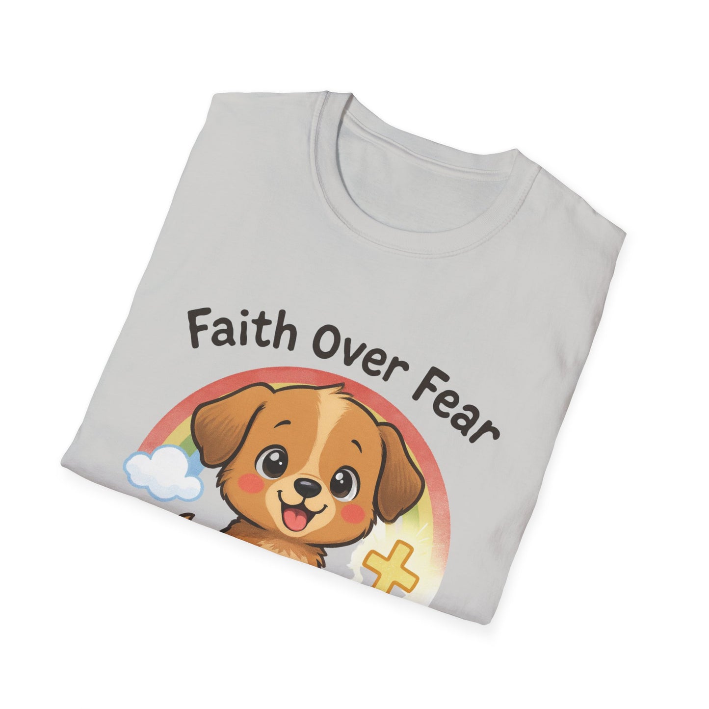 Faith Over Fear Puppy T-Shirt