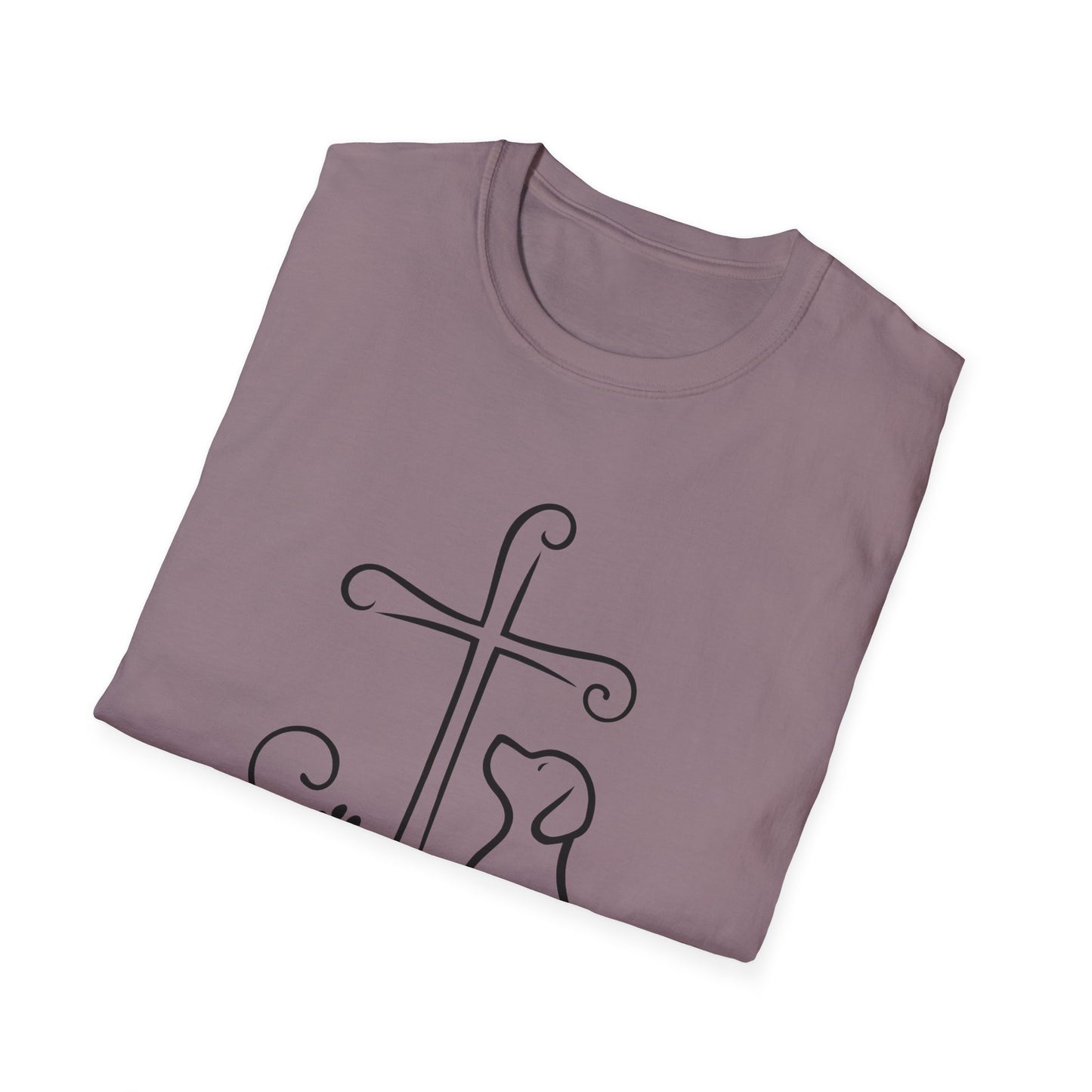 Faithful Dog Silhouette T-Shirt