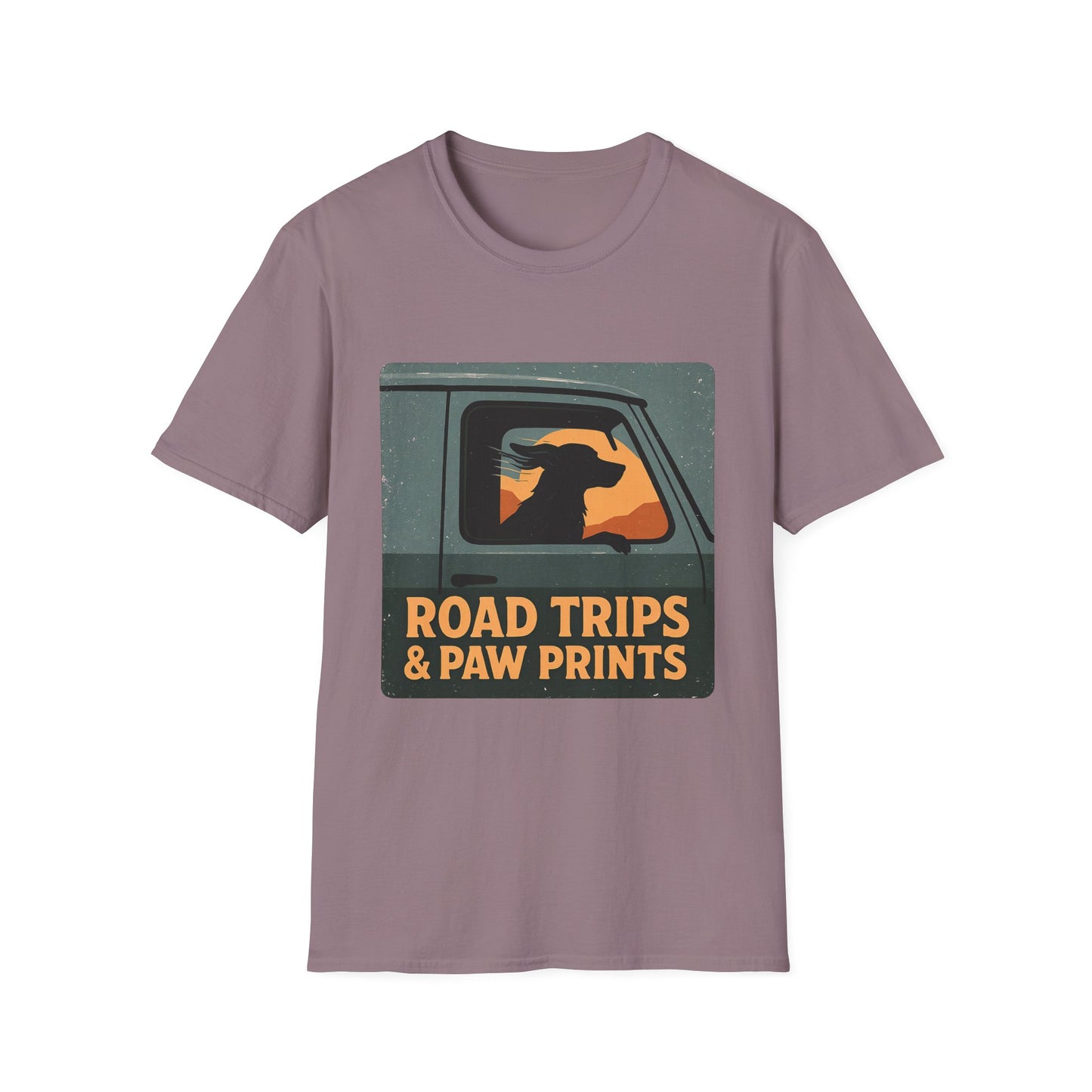 Road Trips And Paw Prints T-Shirt