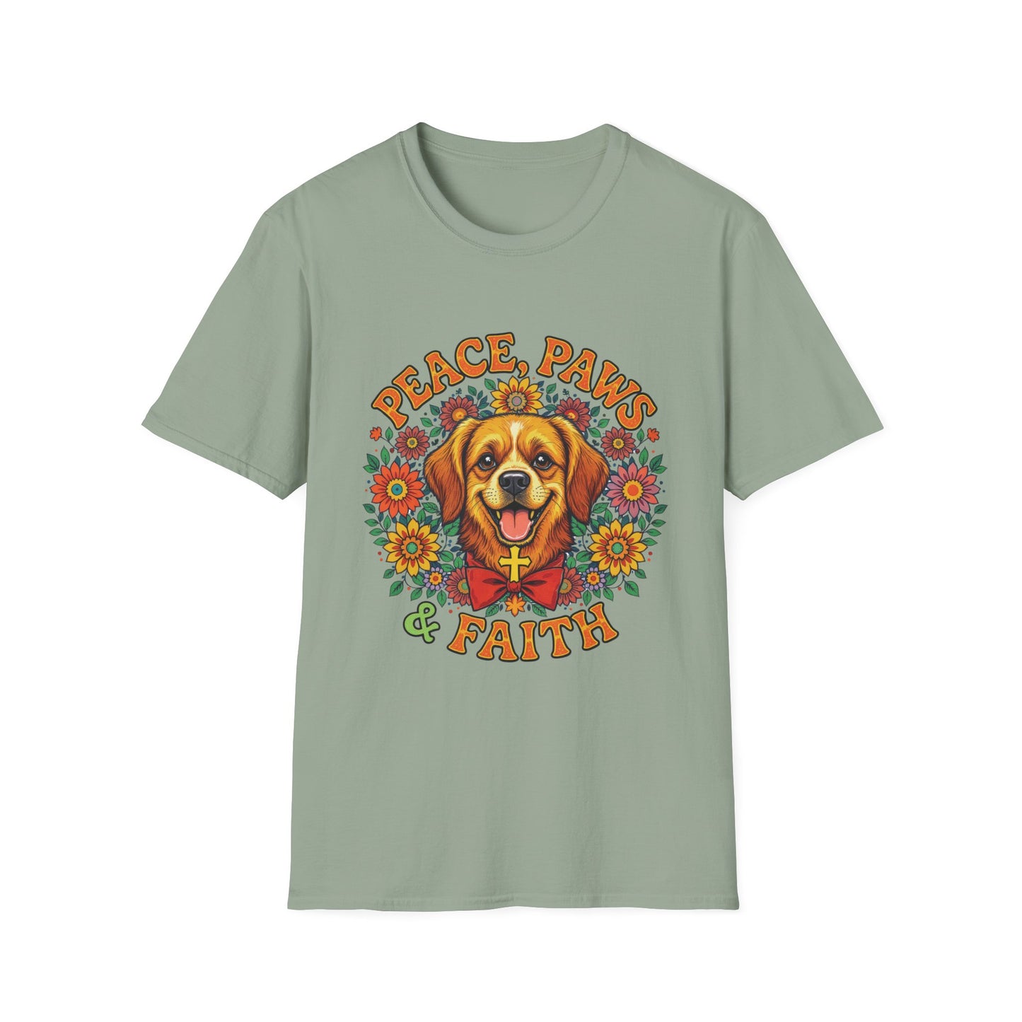 Peace Paws & Faith Hippie T-Shirt