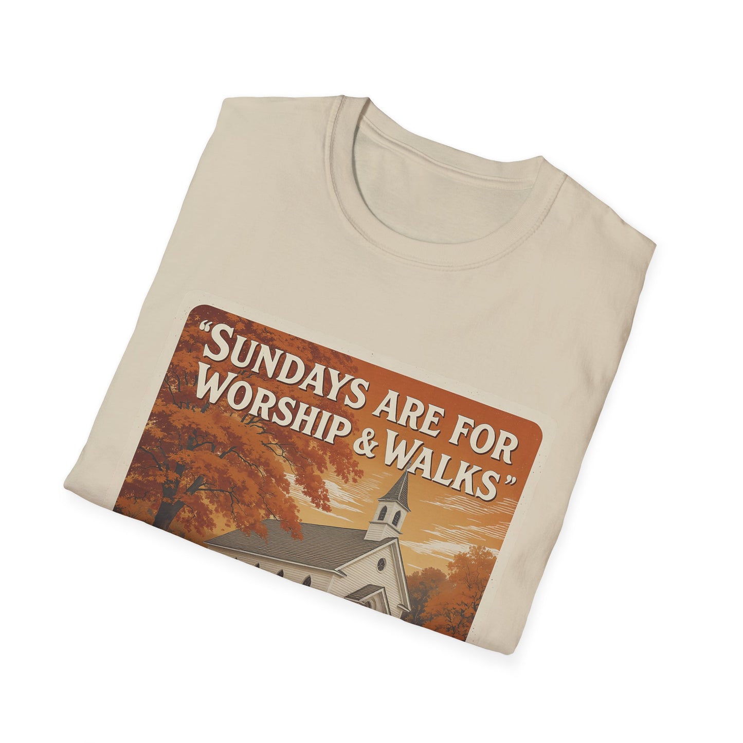 Sunday's Are For Worship and Walks T-Shirt