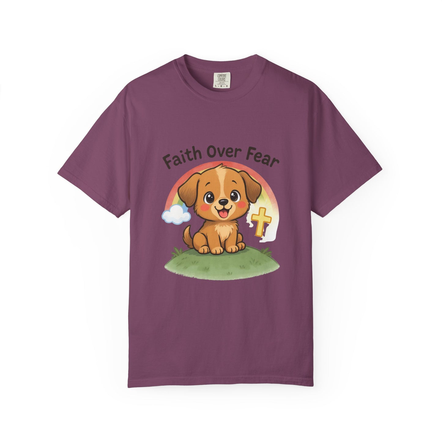 Faith Over Fear Puppy T-Shirt