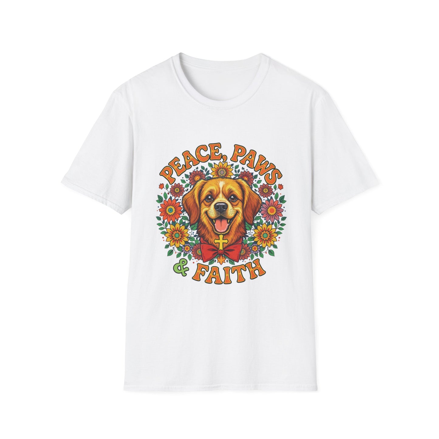 Peace Paws & Faith Hippie T-Shirt