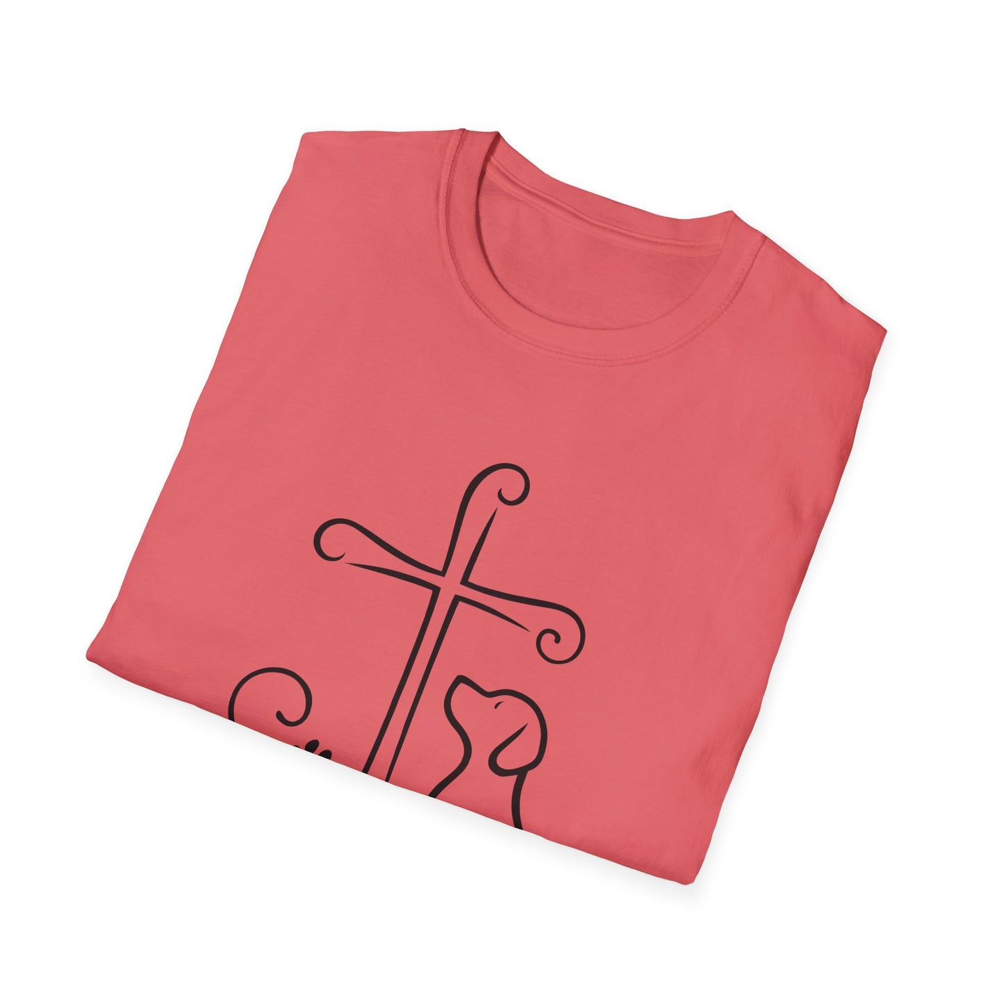 Faithful Dog Silhouette T-Shirt