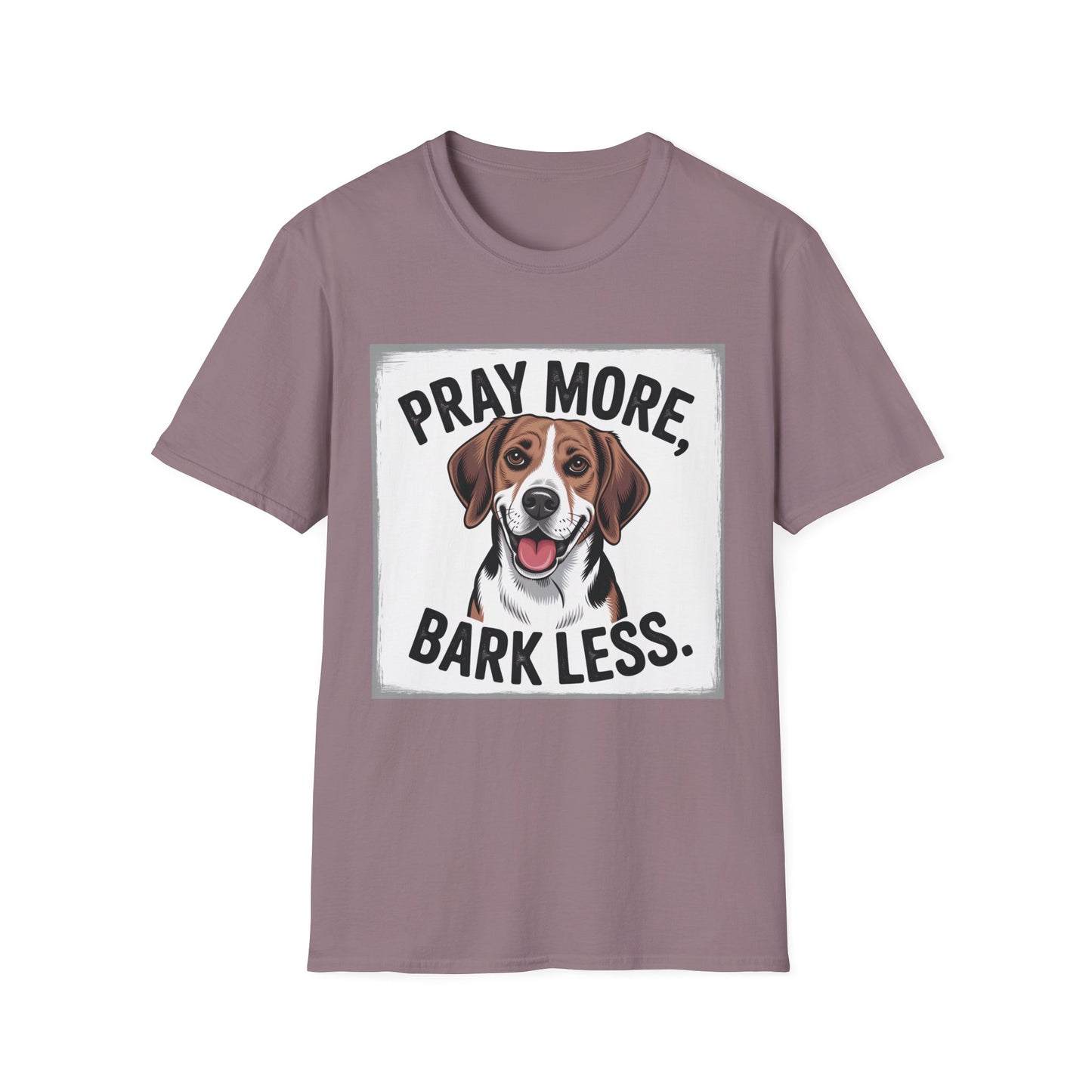 Beagle Pray More Bark Less β Hand-Drawn Vintage T-Shirt