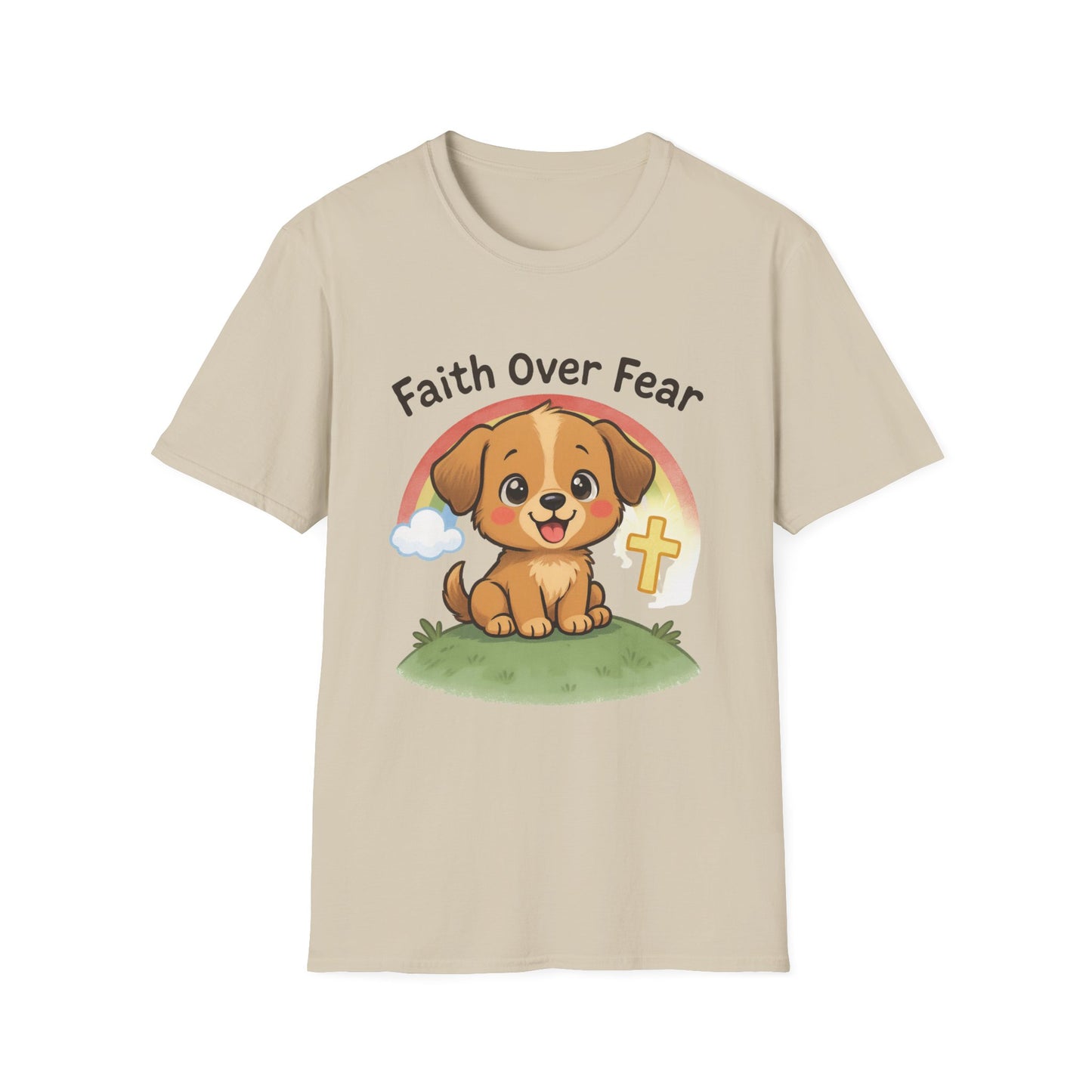 Faith Over Fear Puppy T-Shirt
