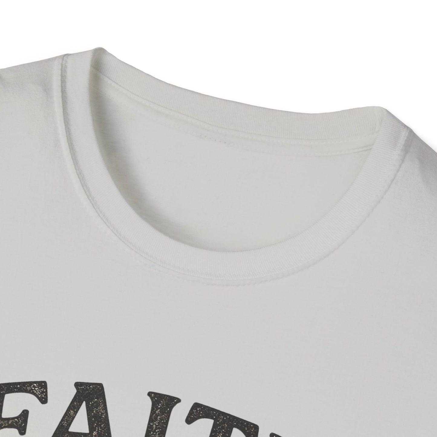 Faith Leaves Prints Retro Paw T-Shirt