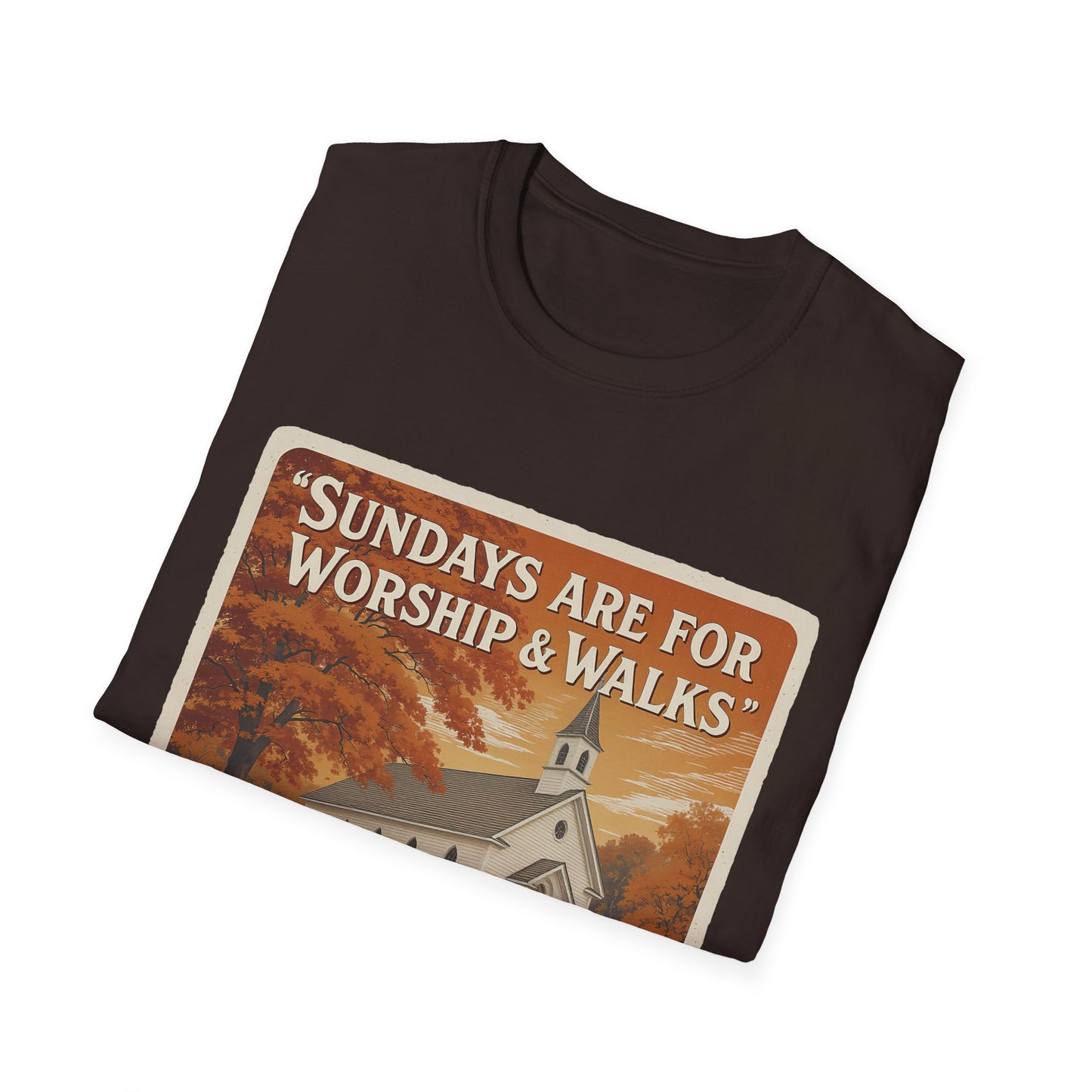 Sunday's Are For Worship and Walks T-Shirt