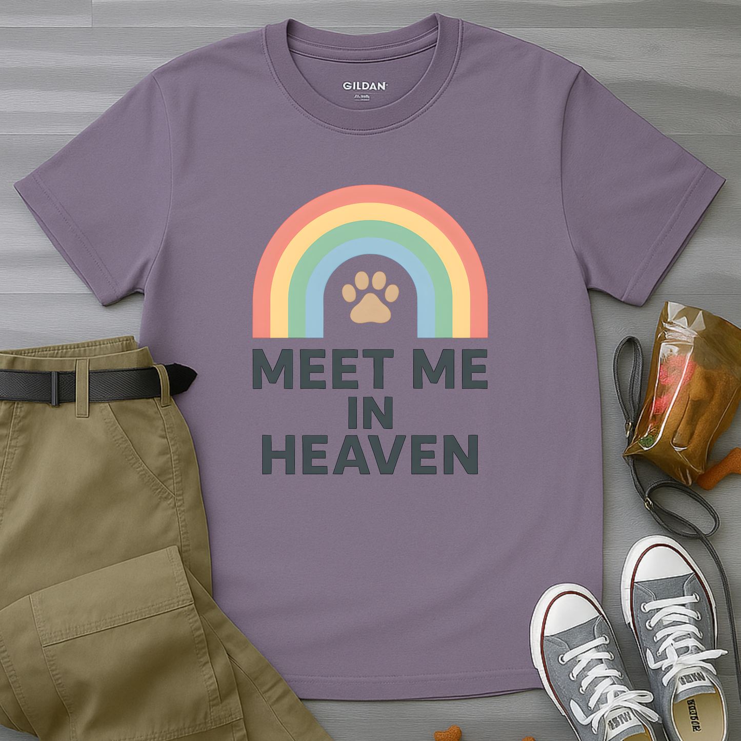 Meet Me In Heaven Paw T-Shirt