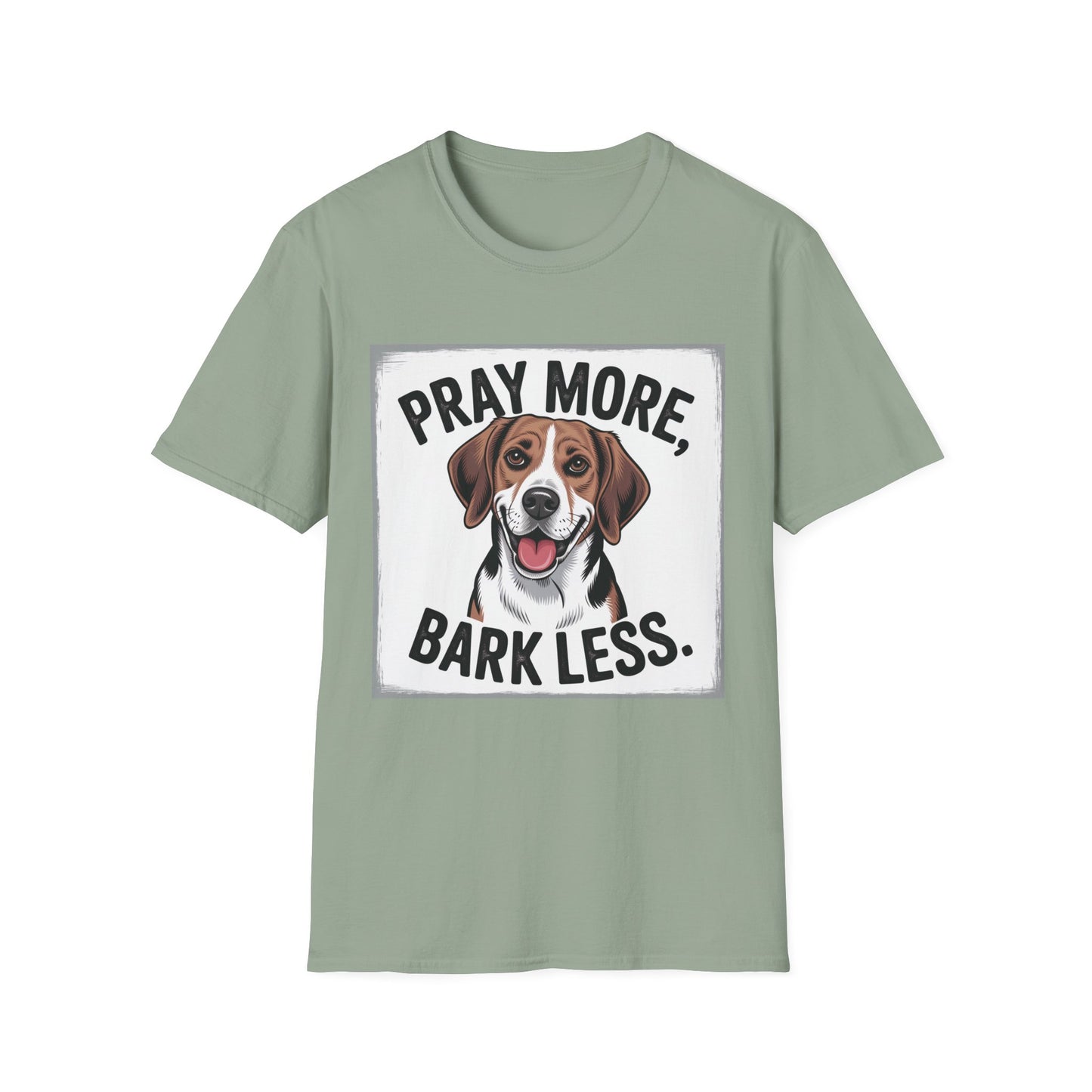 Beagle Pray More Bark Less β Hand-Drawn Vintage T-Shirt