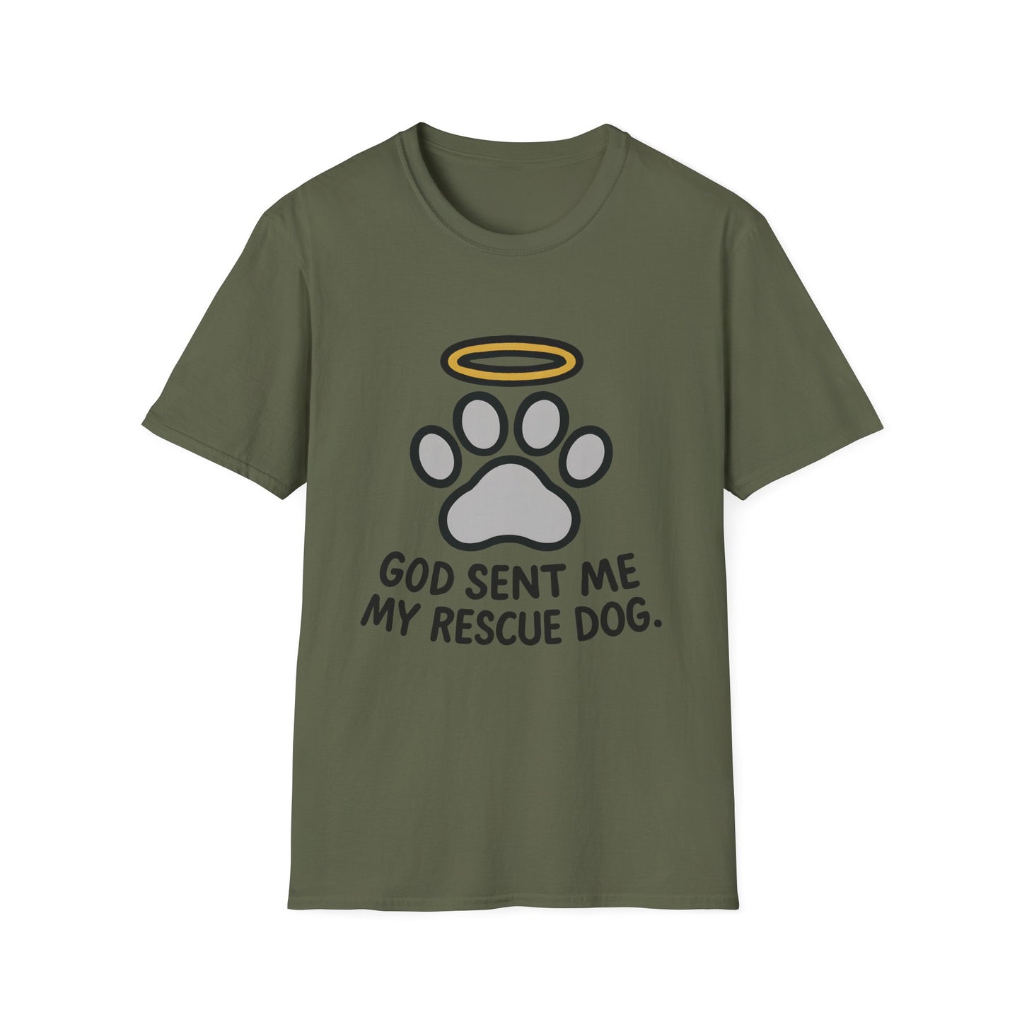 God Sent Me My Rescue Dog T-Shirt