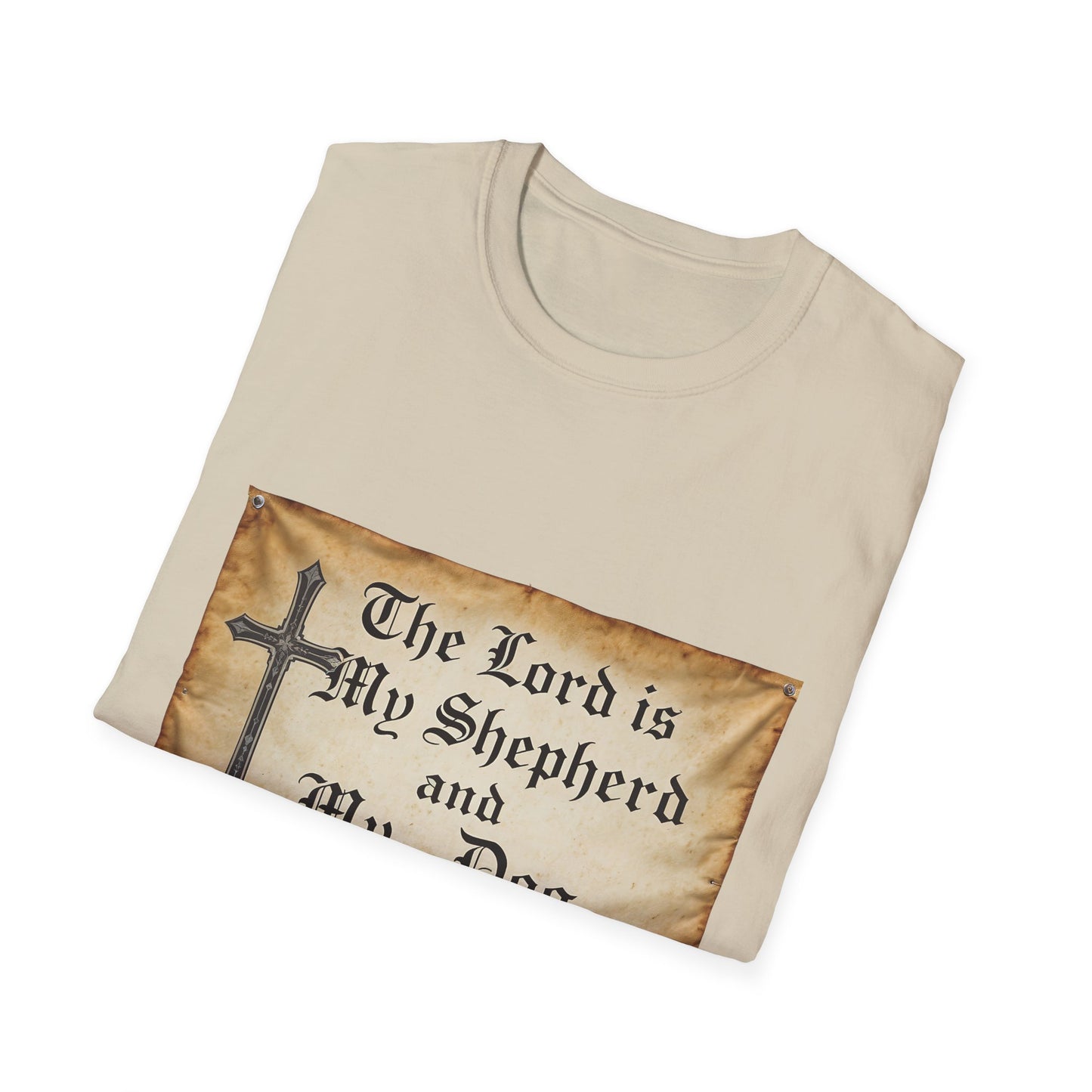 The Lord Is My Shepherd And My Dog Is Them Comfort T-Shirt