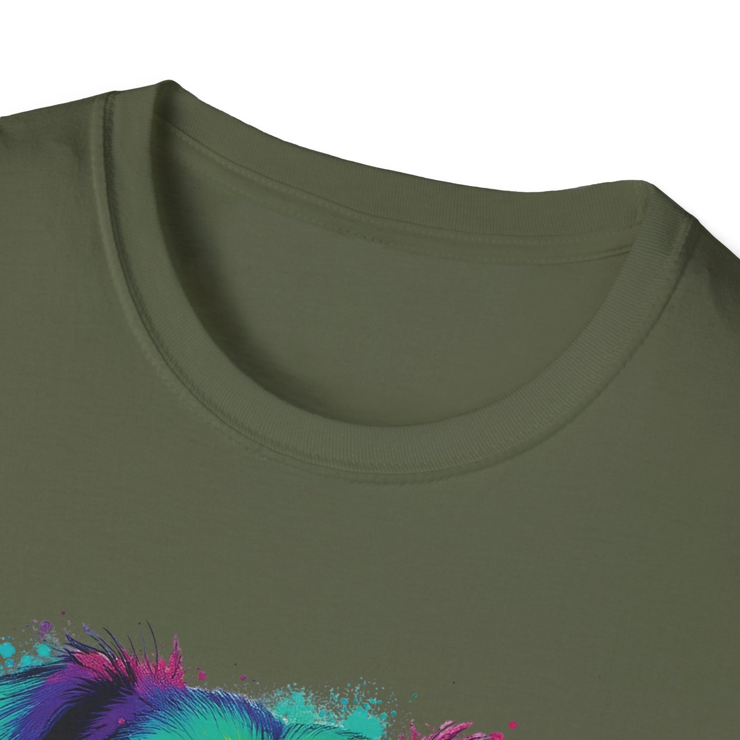Paw-sitively Blessed Paint Dog T-Shirt