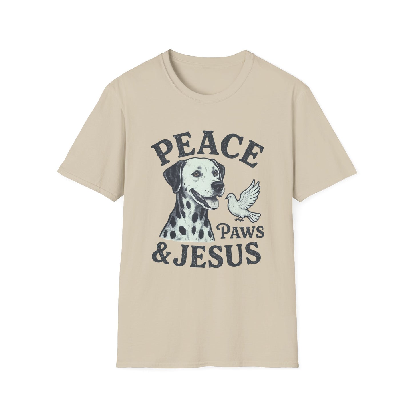 Peace Paws And Jesus T-Shirt