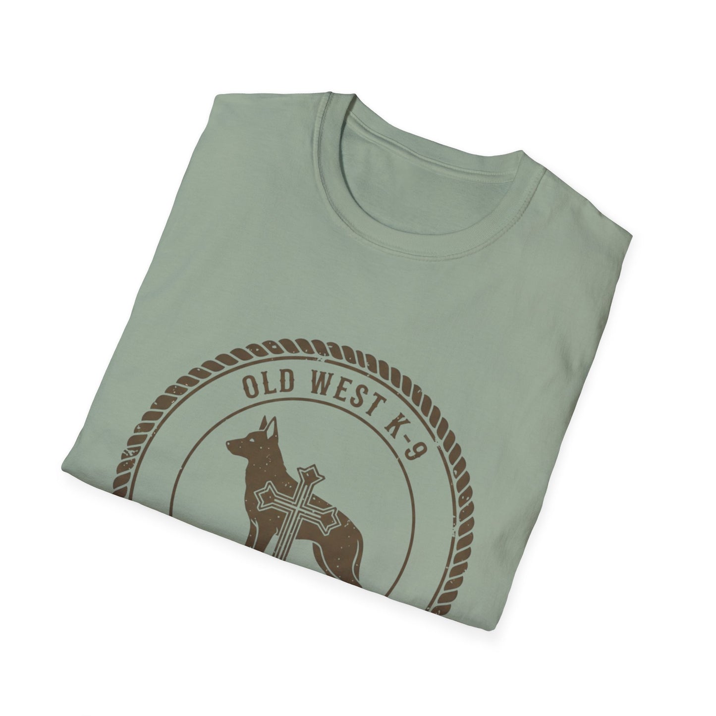 Western German Shepherd Cross β Rustic Vintage Dog T-Shirt