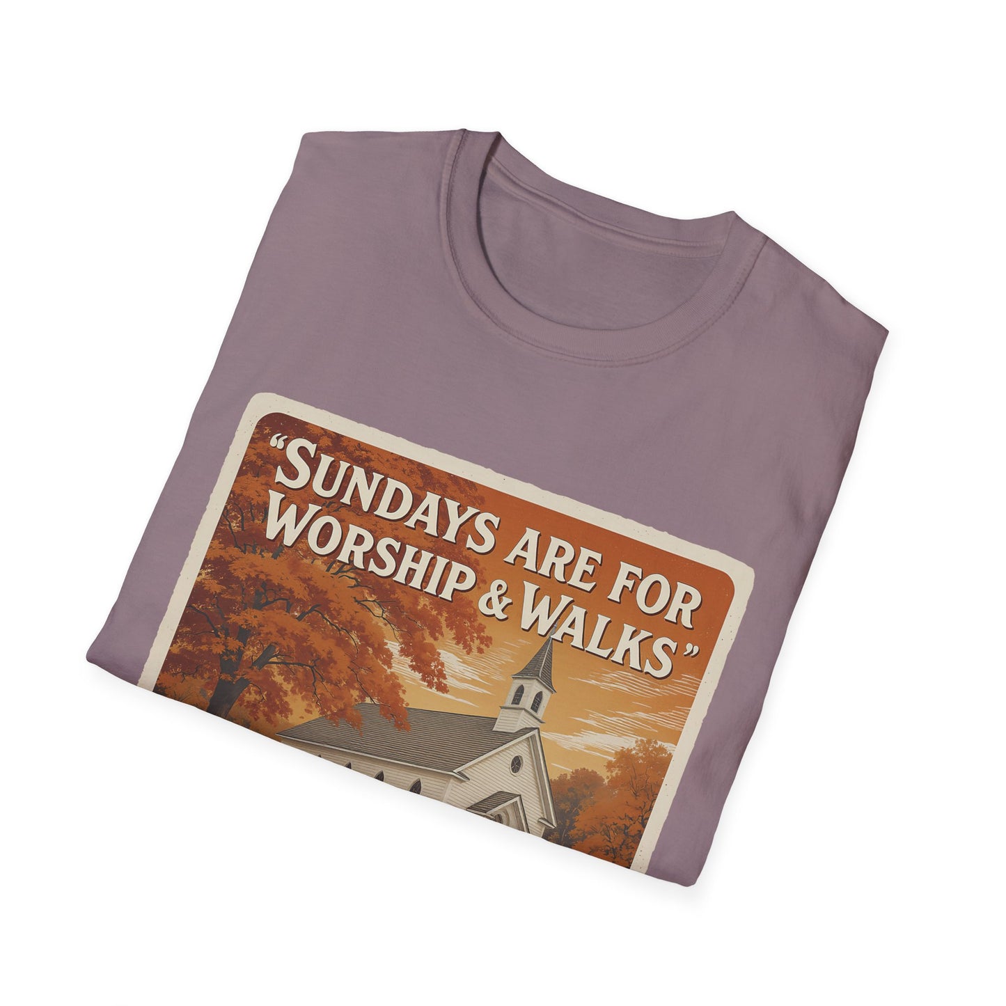 Sunday's Are For Worship and Walks T-Shirt