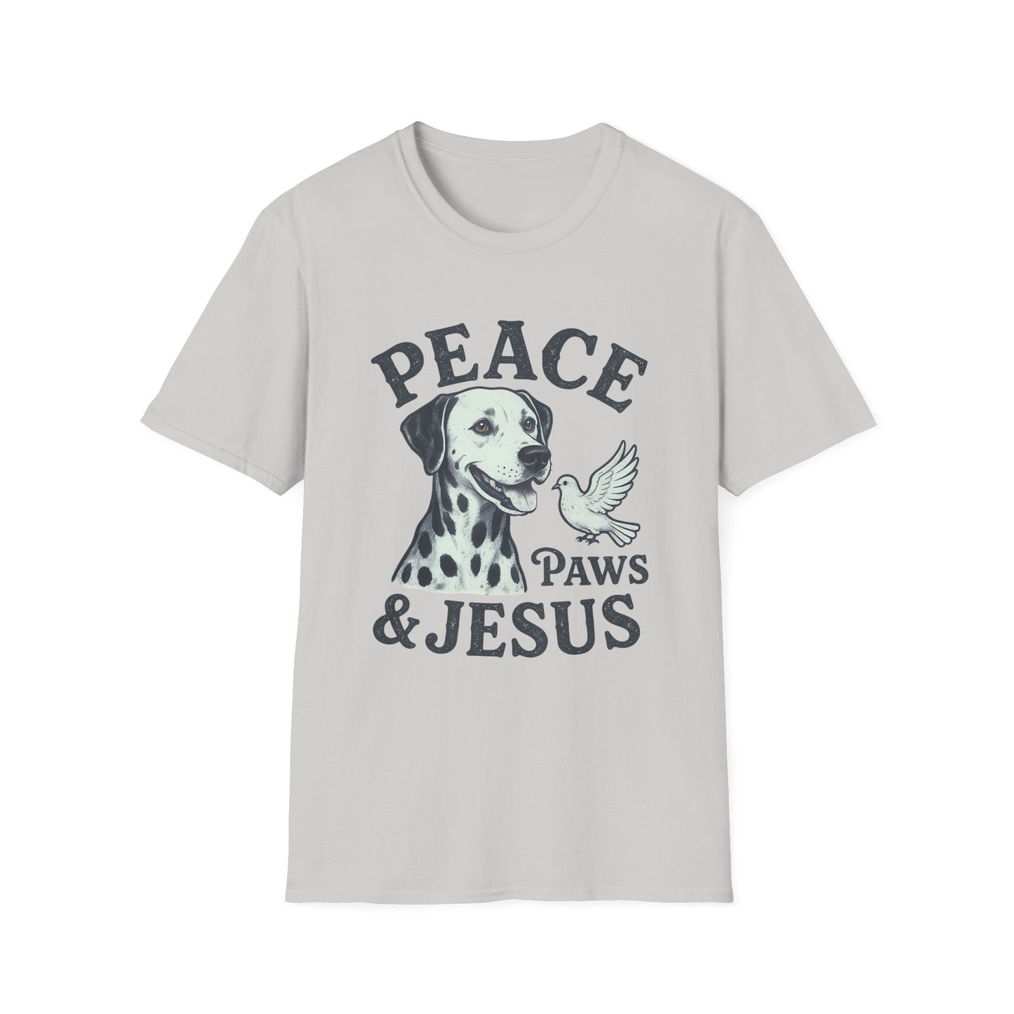 Peace Paws And Jesus T-Shirt