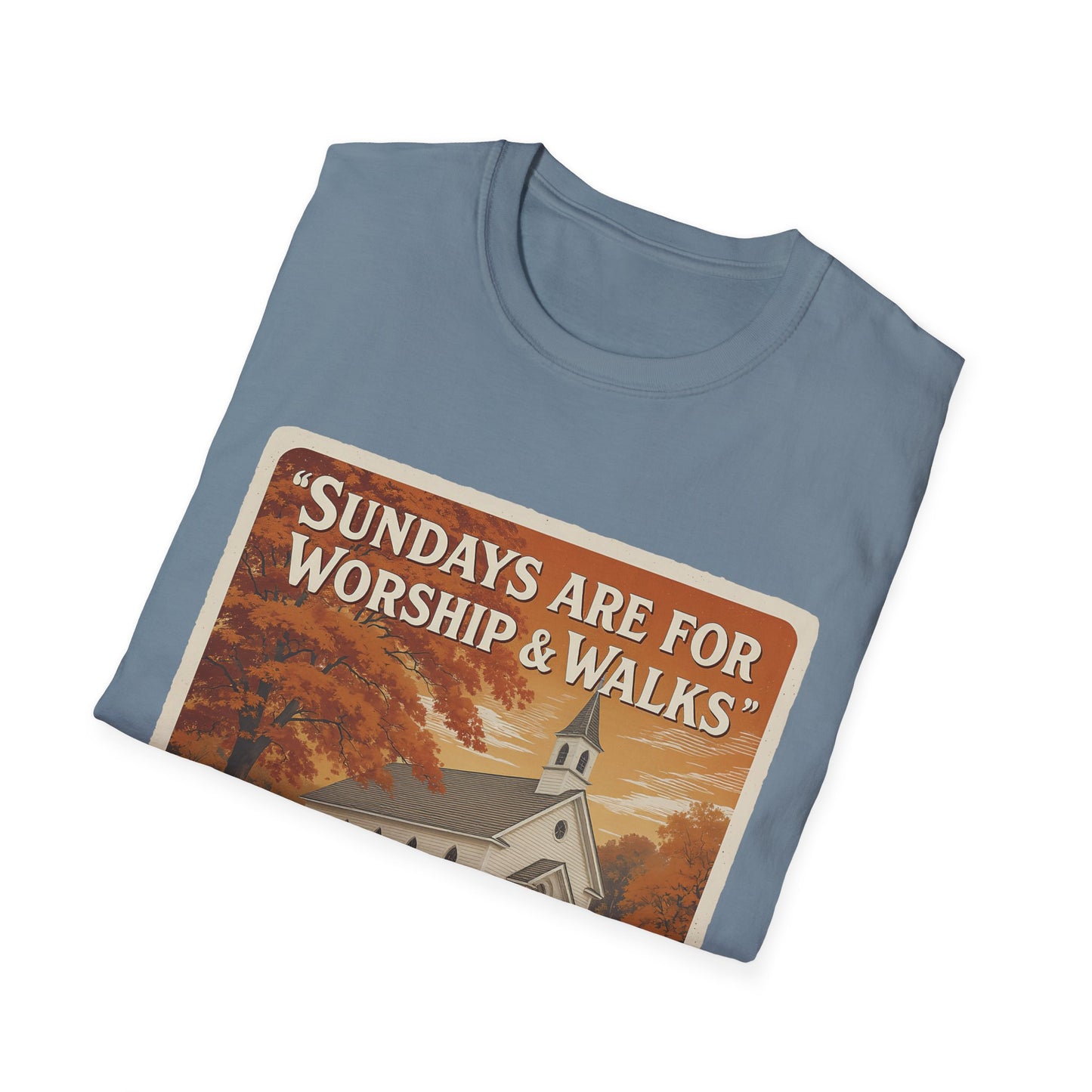 Sunday's Are For Worship and Walks T-Shirt