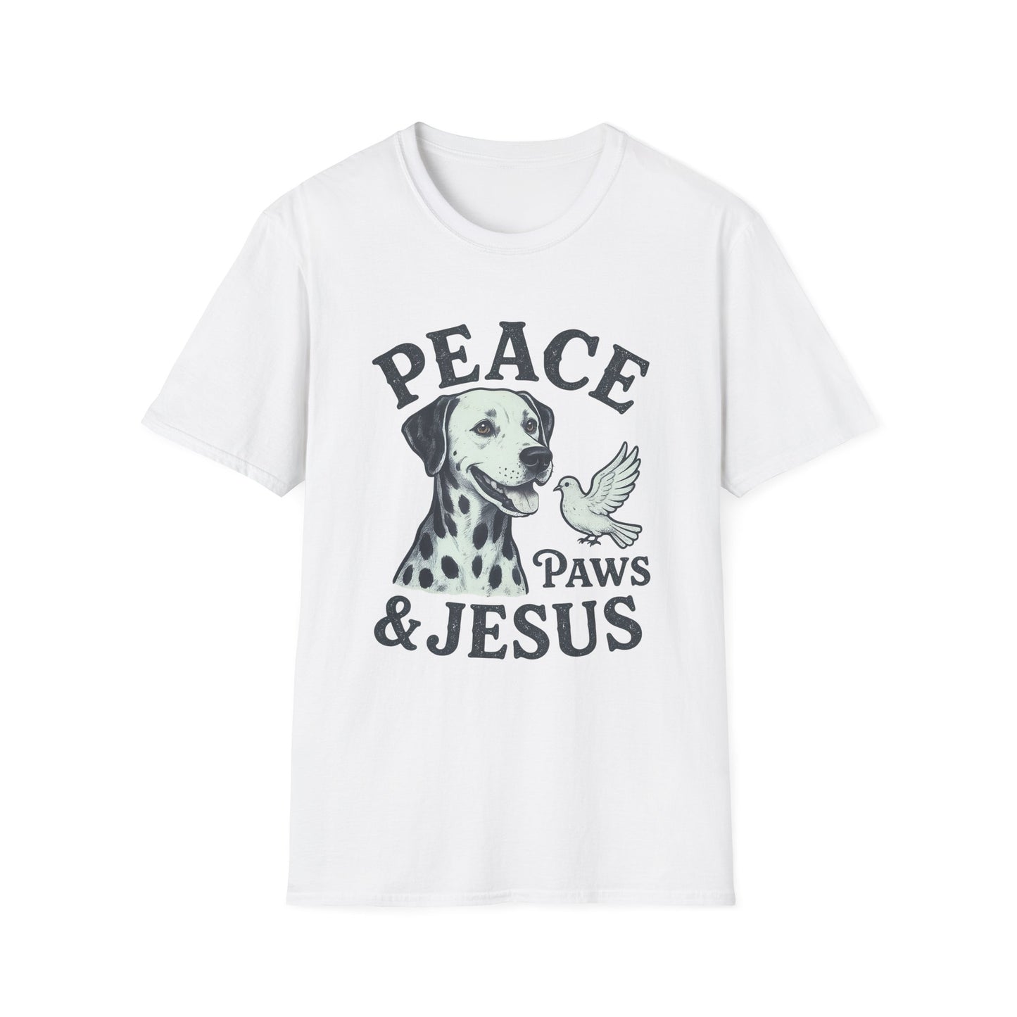 Peace Paws And Jesus T-Shirt