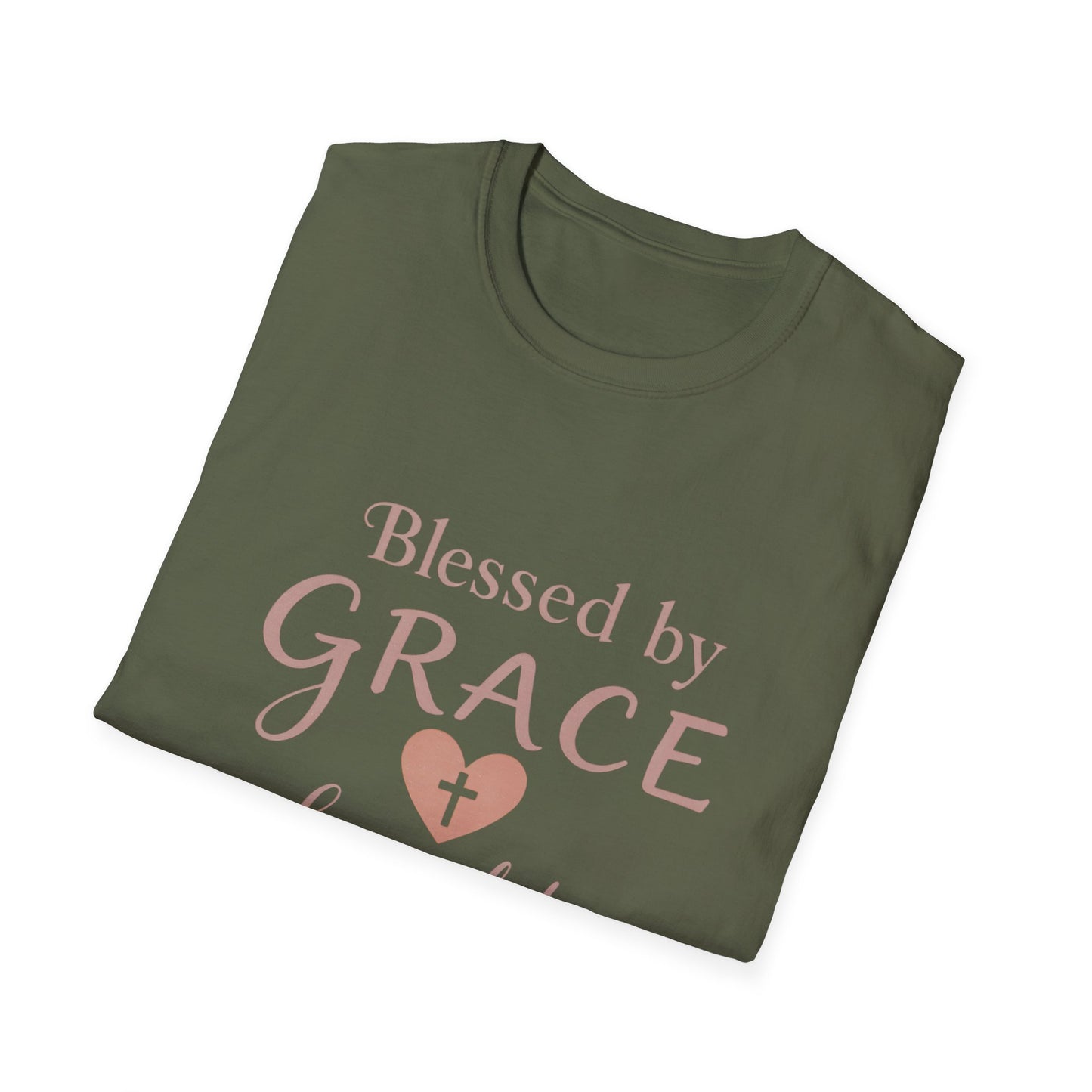 Blessed By Grace Loved By Dogs T-Shirt